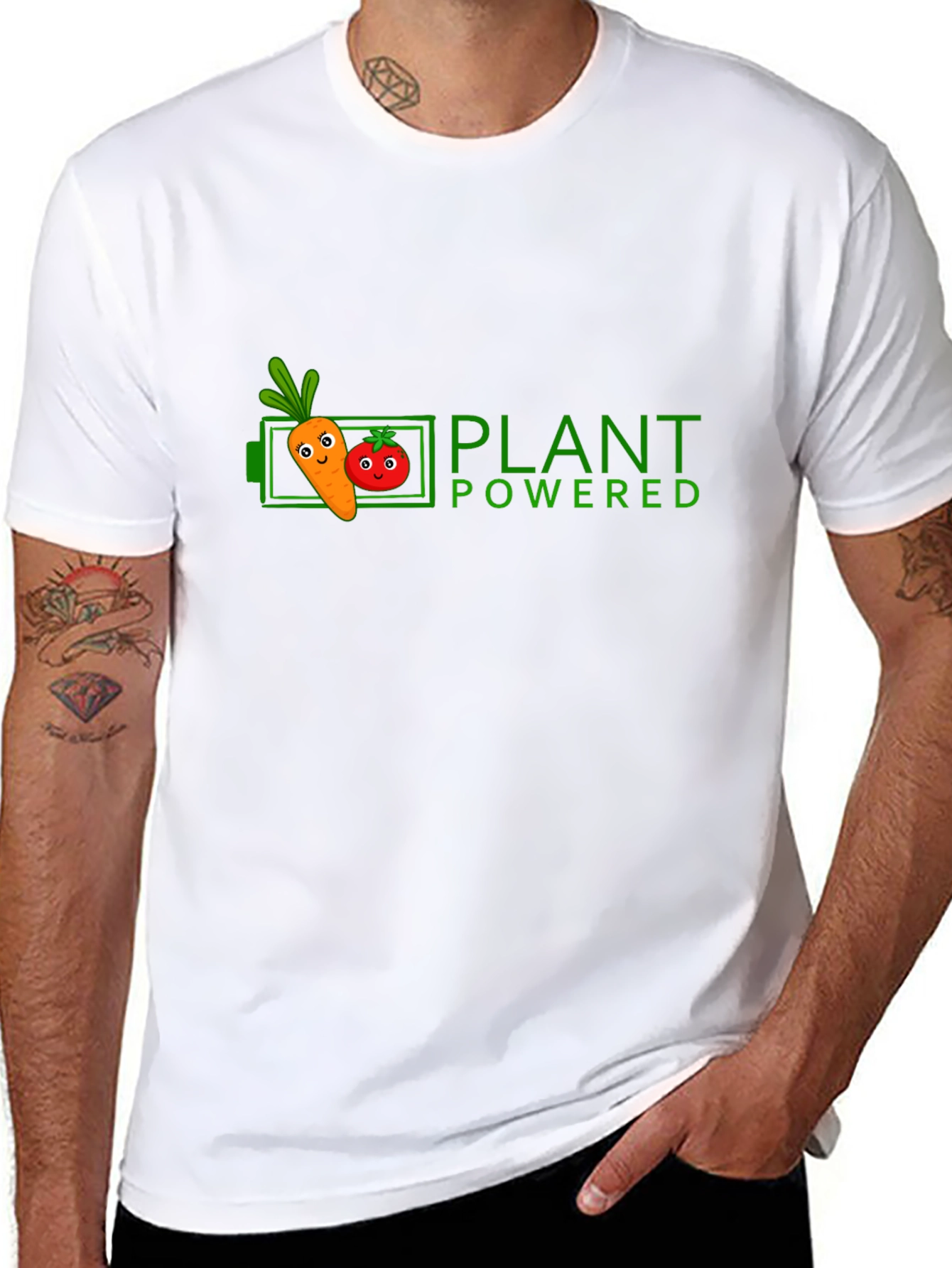 Plant Powered Vegan T-Shirt - Unisex