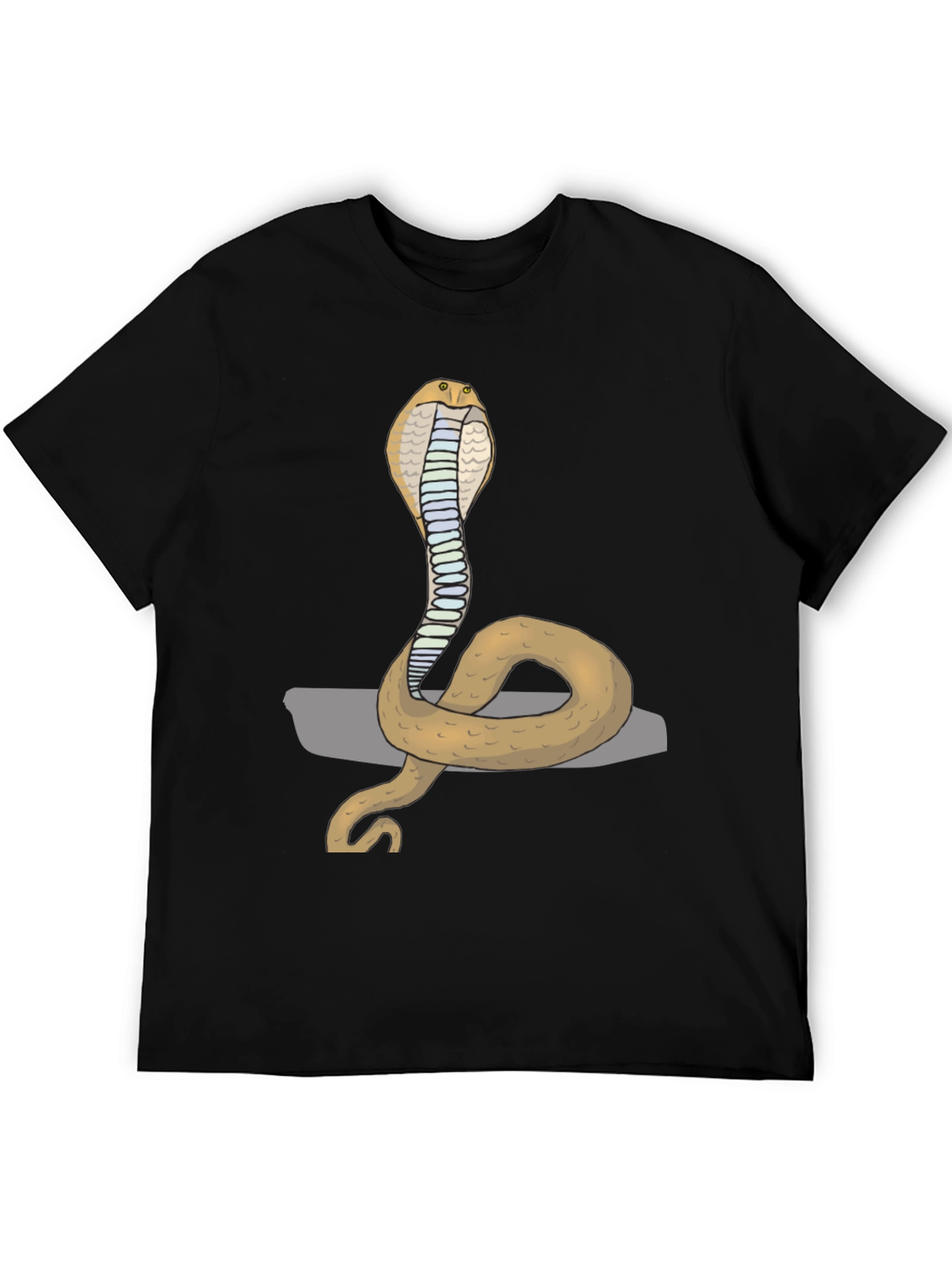 Cobra Graphic Print T-Shirt - Cool Snake Tee