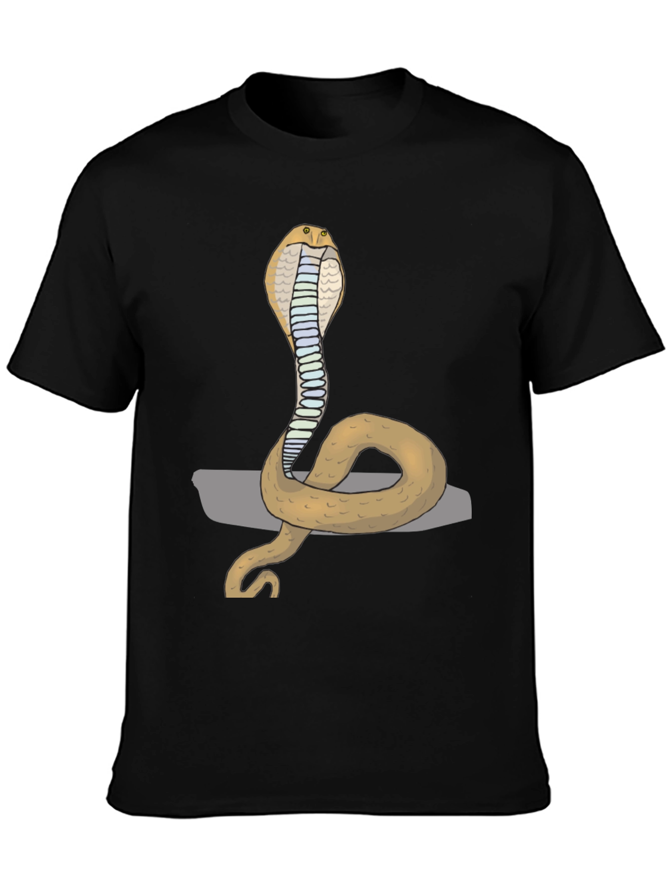 Cobra Graphic Print T-Shirt - Cool Snake Tee