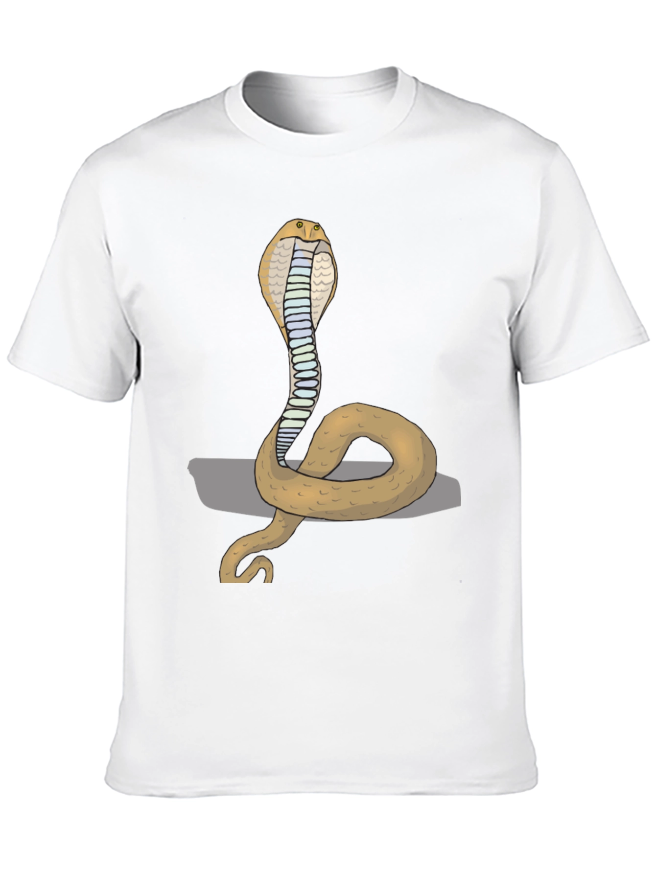 Cobra Graphic Print T-Shirt - Cool Snake Tee