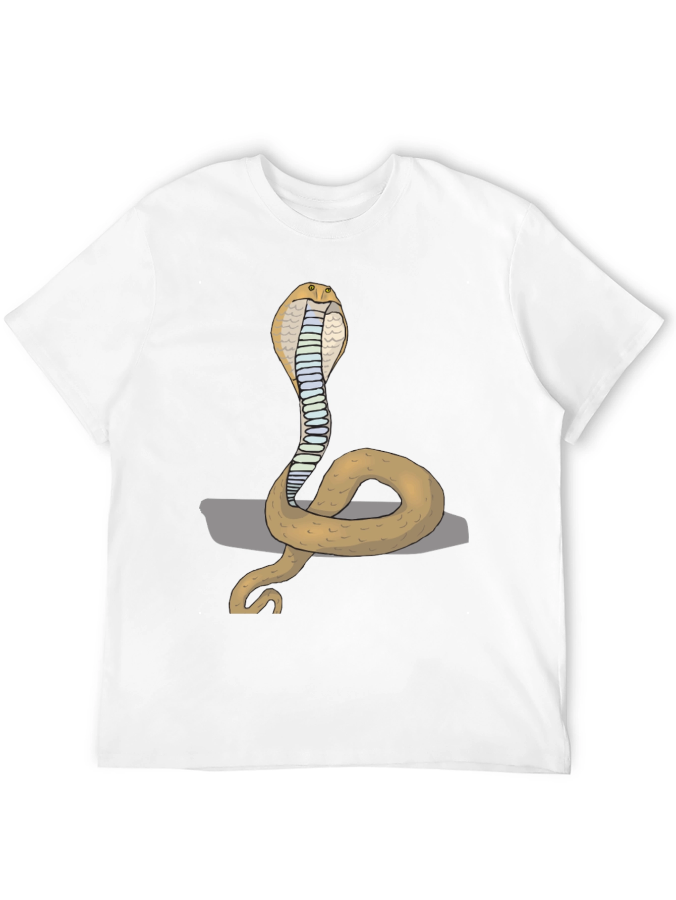 Cobra Graphic Print T-Shirt - Cool Snake Tee
