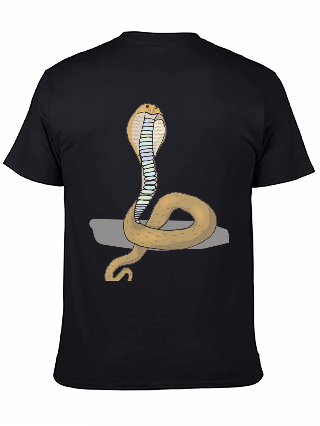 Cobra Graphic Print T-Shirt - Cool Snake Tee
