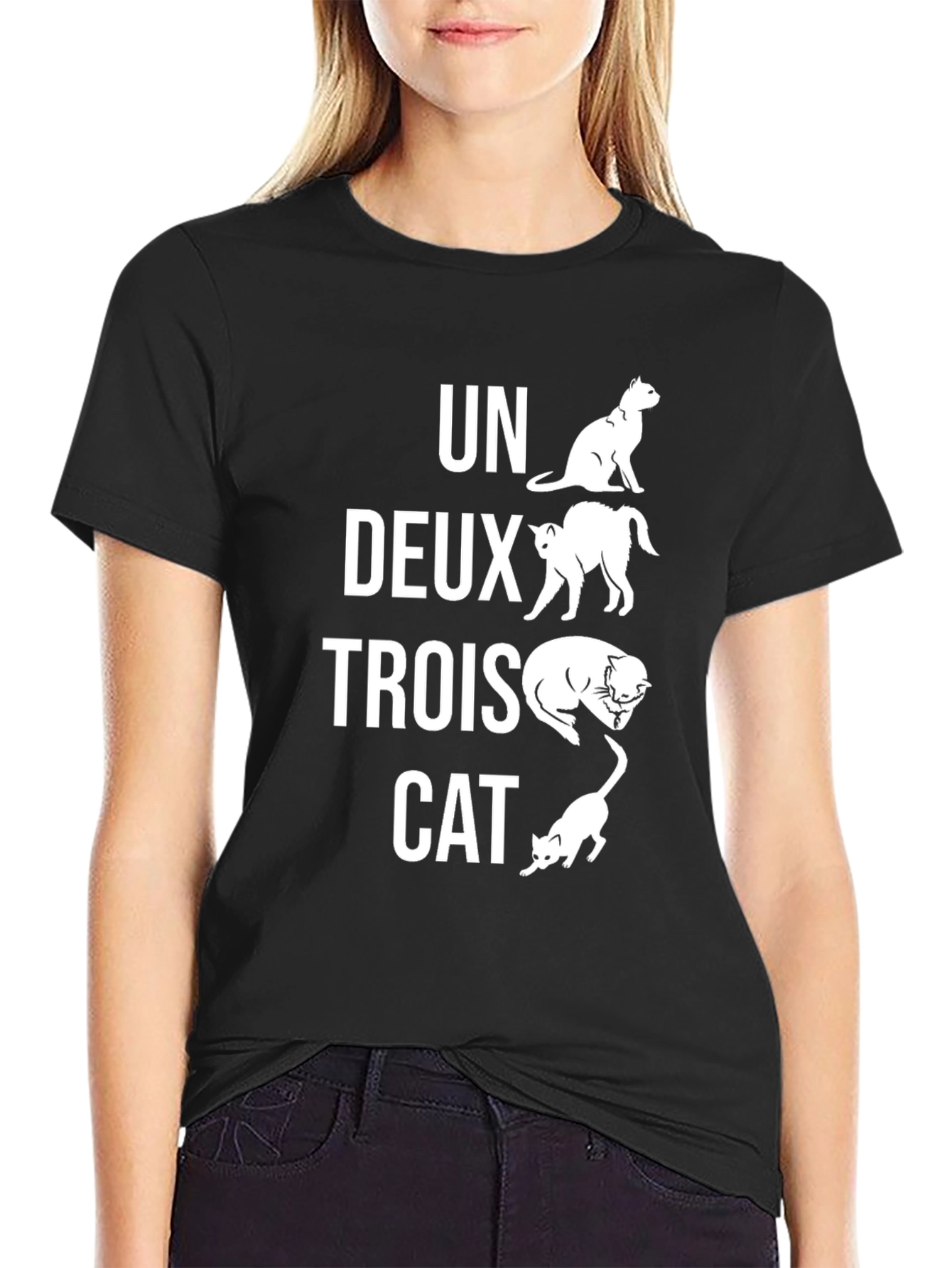 Un Deux Trois Cat T-Shirt