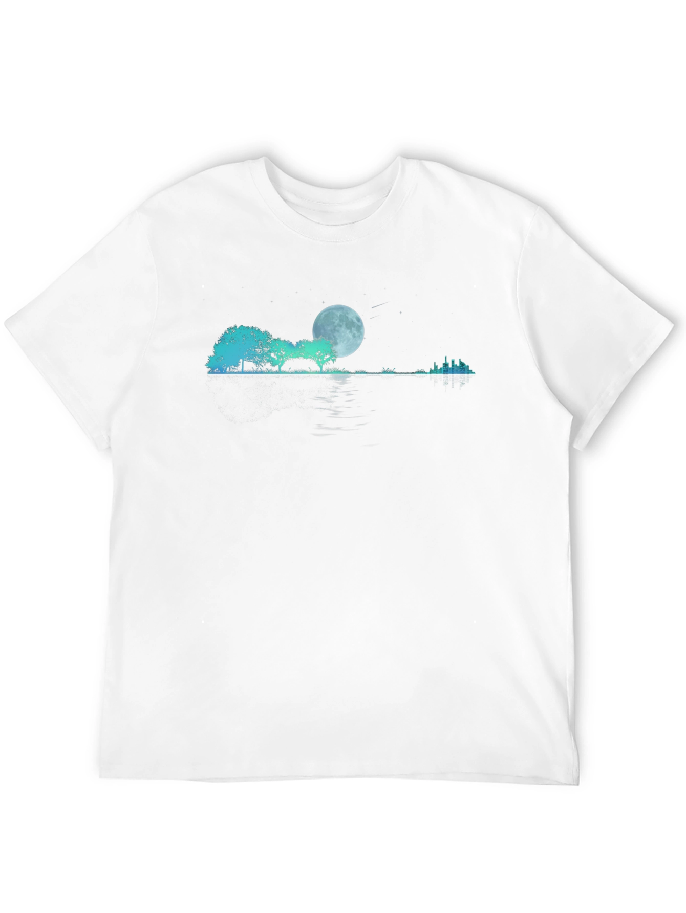 Moonlit Landscape Graphic T-Shirt