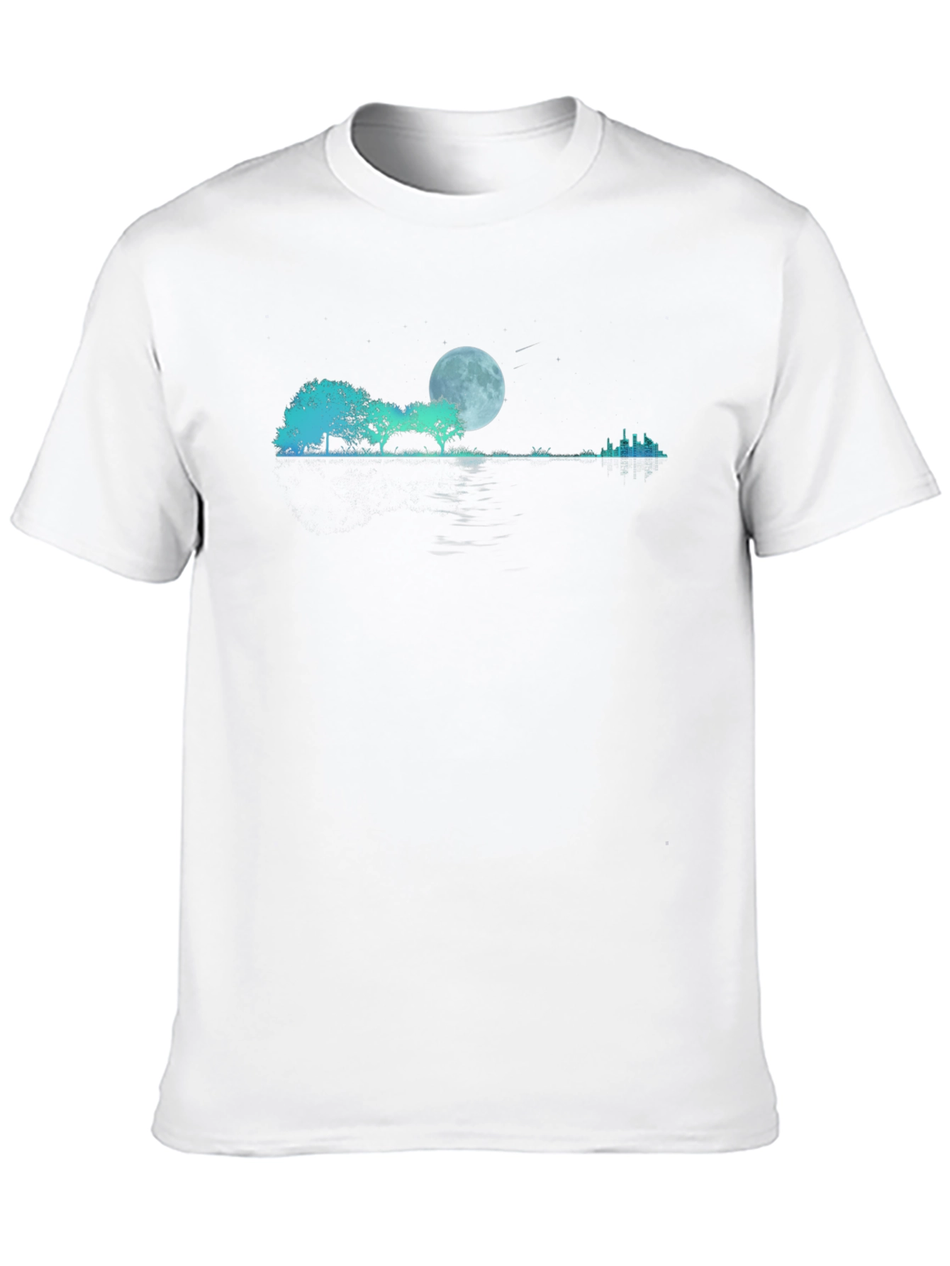 Moonlit Landscape Graphic T-Shirt