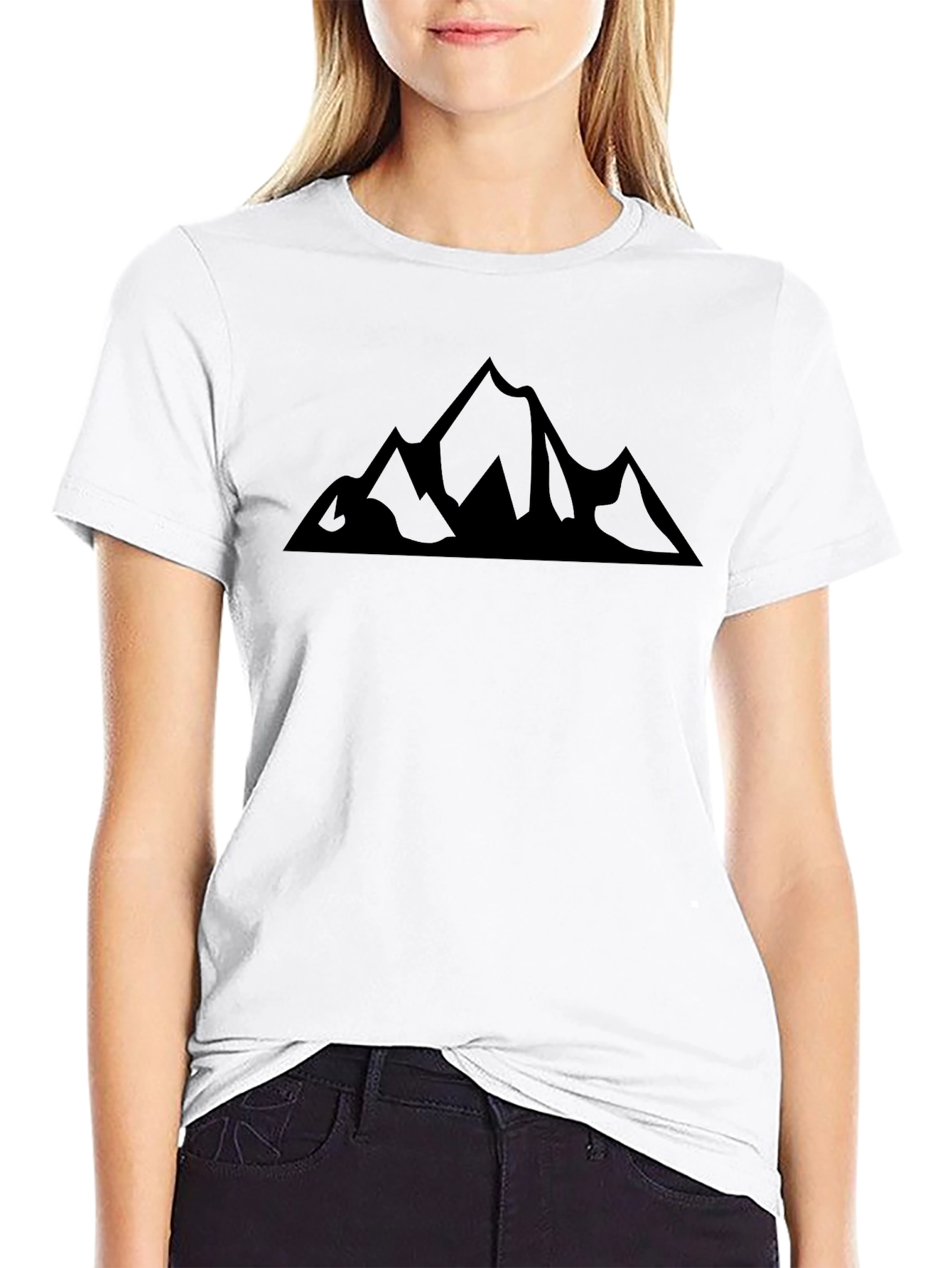 Black Mountain Silhouette Graphic Tee