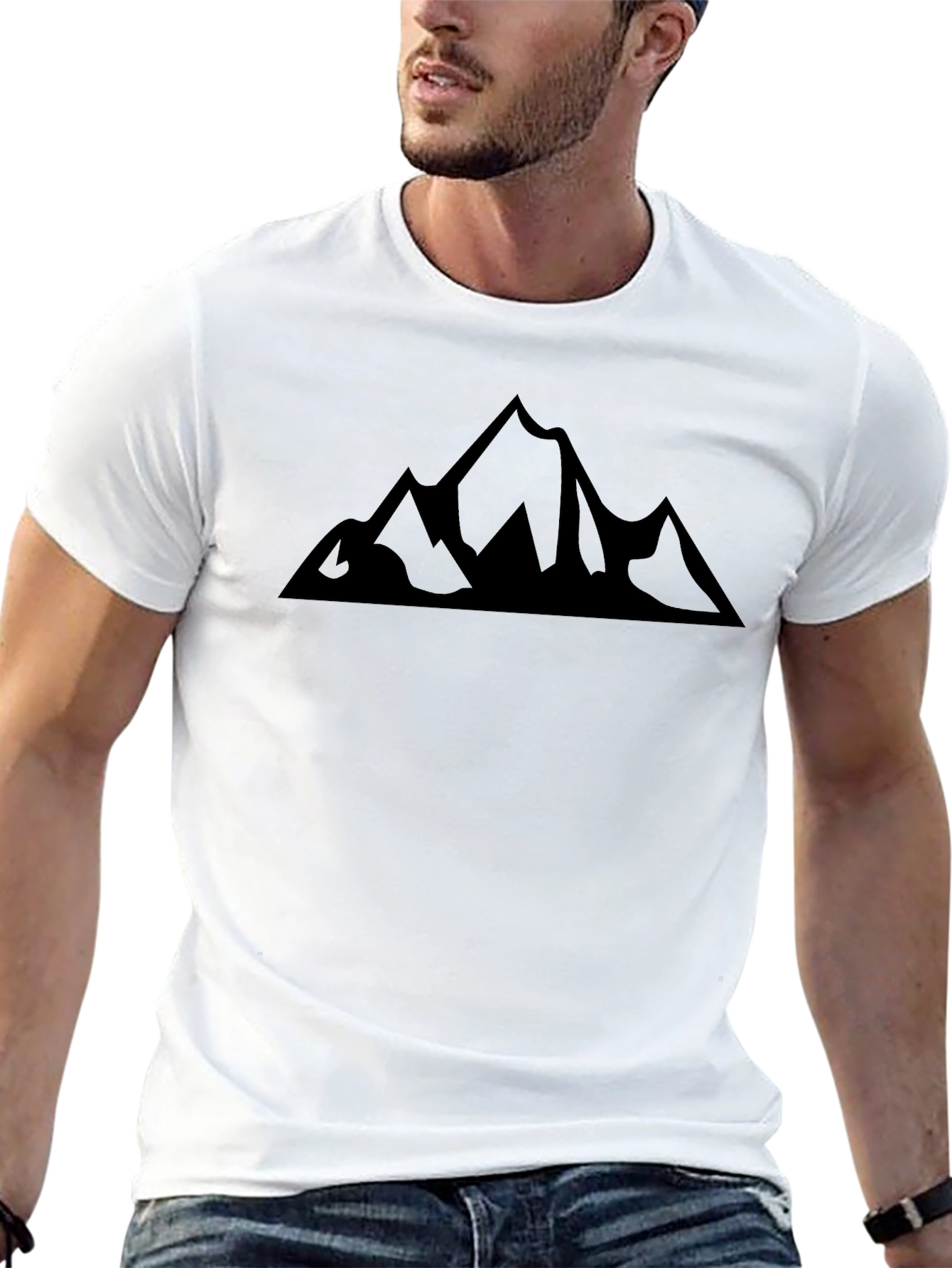Black Mountain Silhouette Graphic Tee