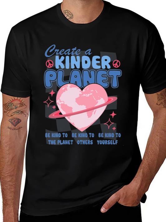Kind Planet Graphic Tee - Spread Love and Kindness