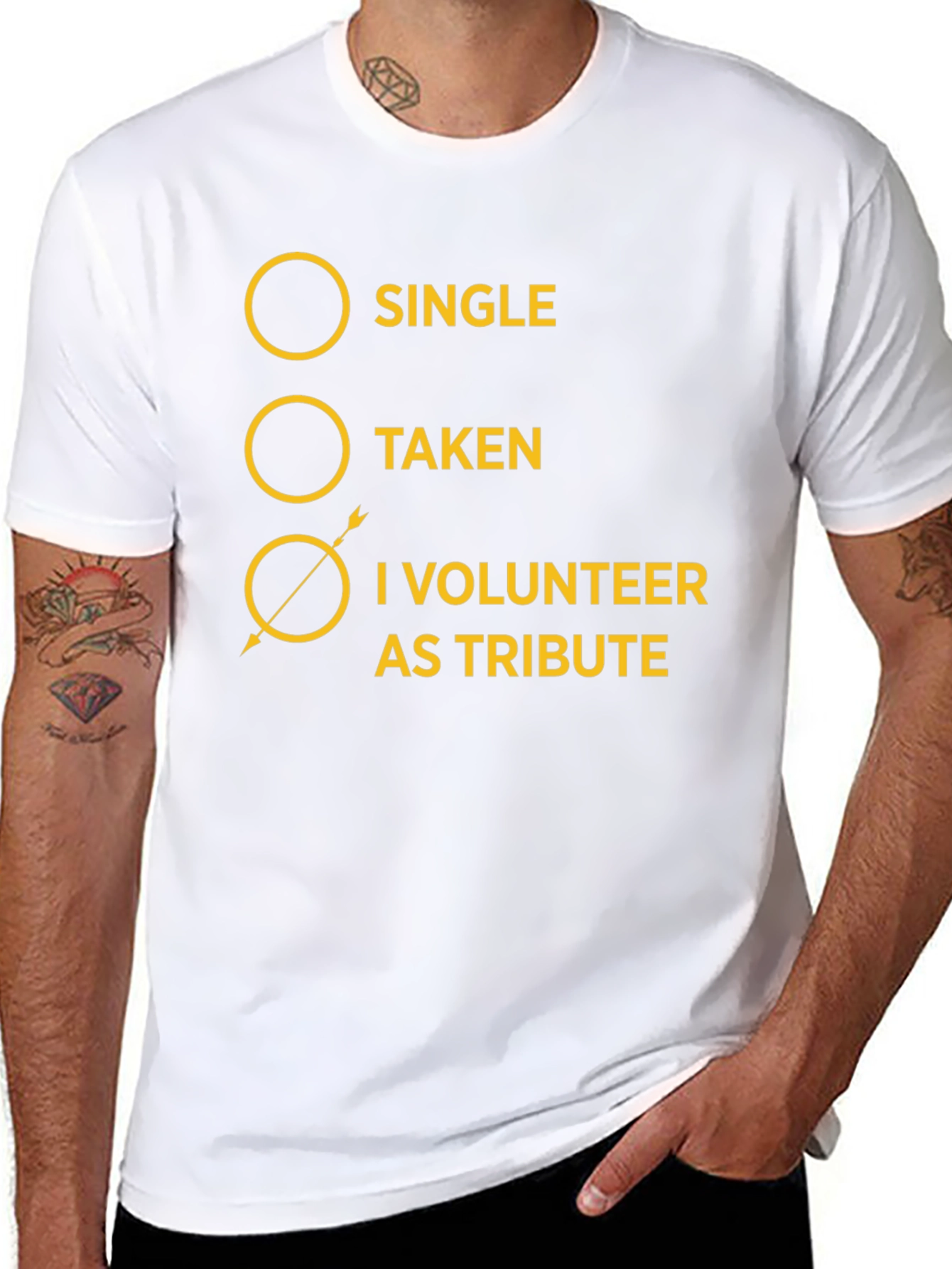I Volunteer As Tribute T-Shirt - Hunger Games Inspired