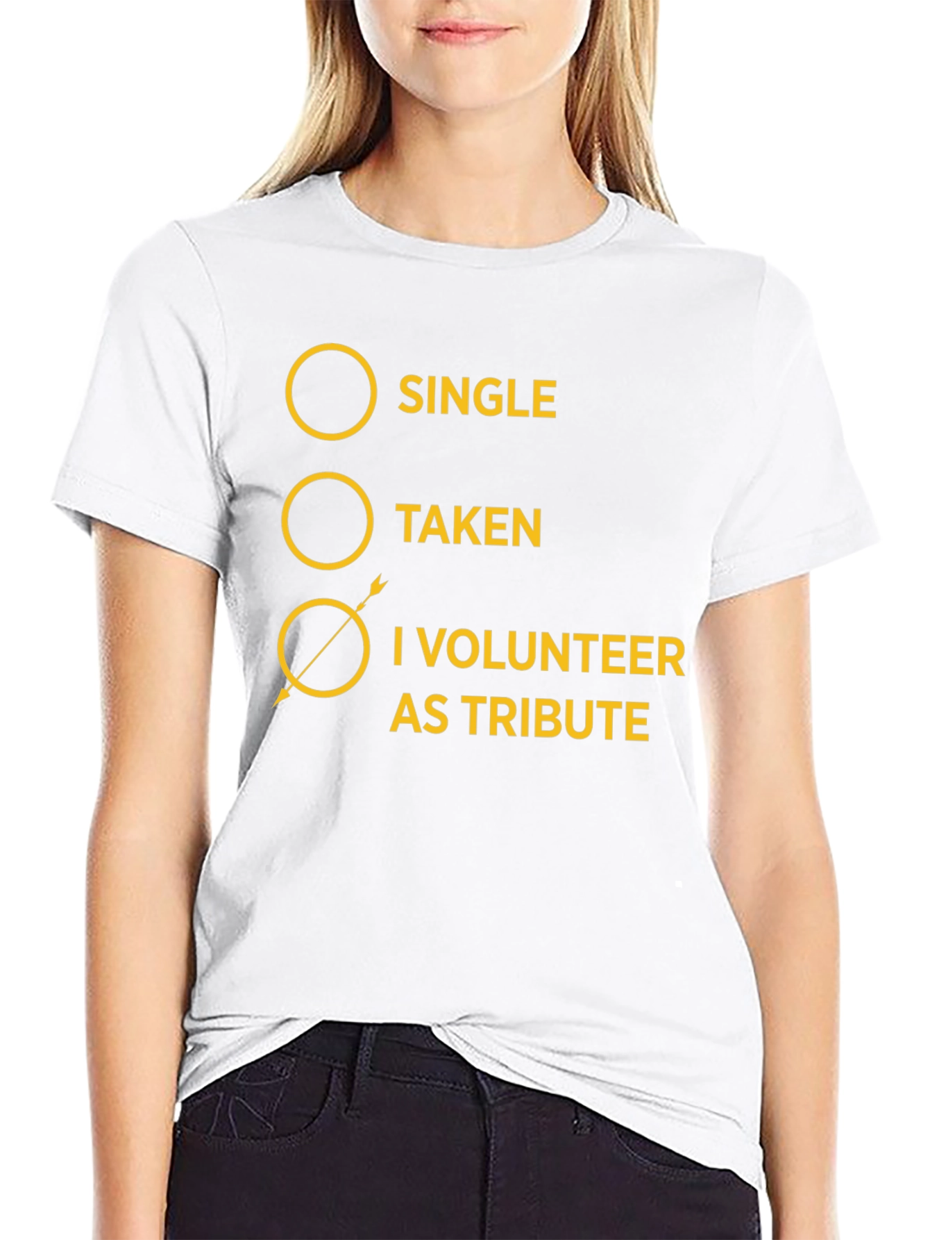 I Volunteer As Tribute T-Shirt - Hunger Games Inspired