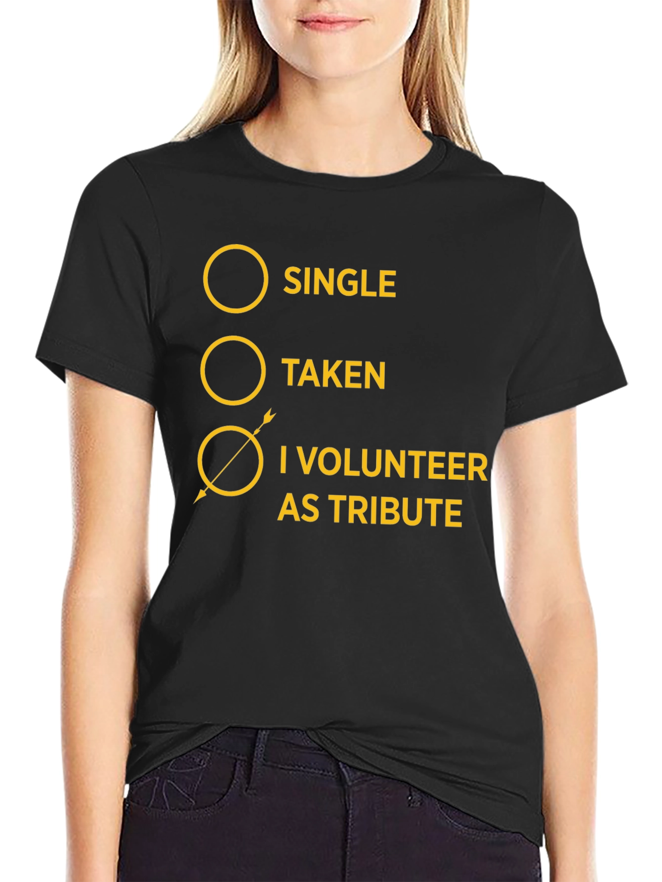 I Volunteer As Tribute T-Shirt - Hunger Games Inspired