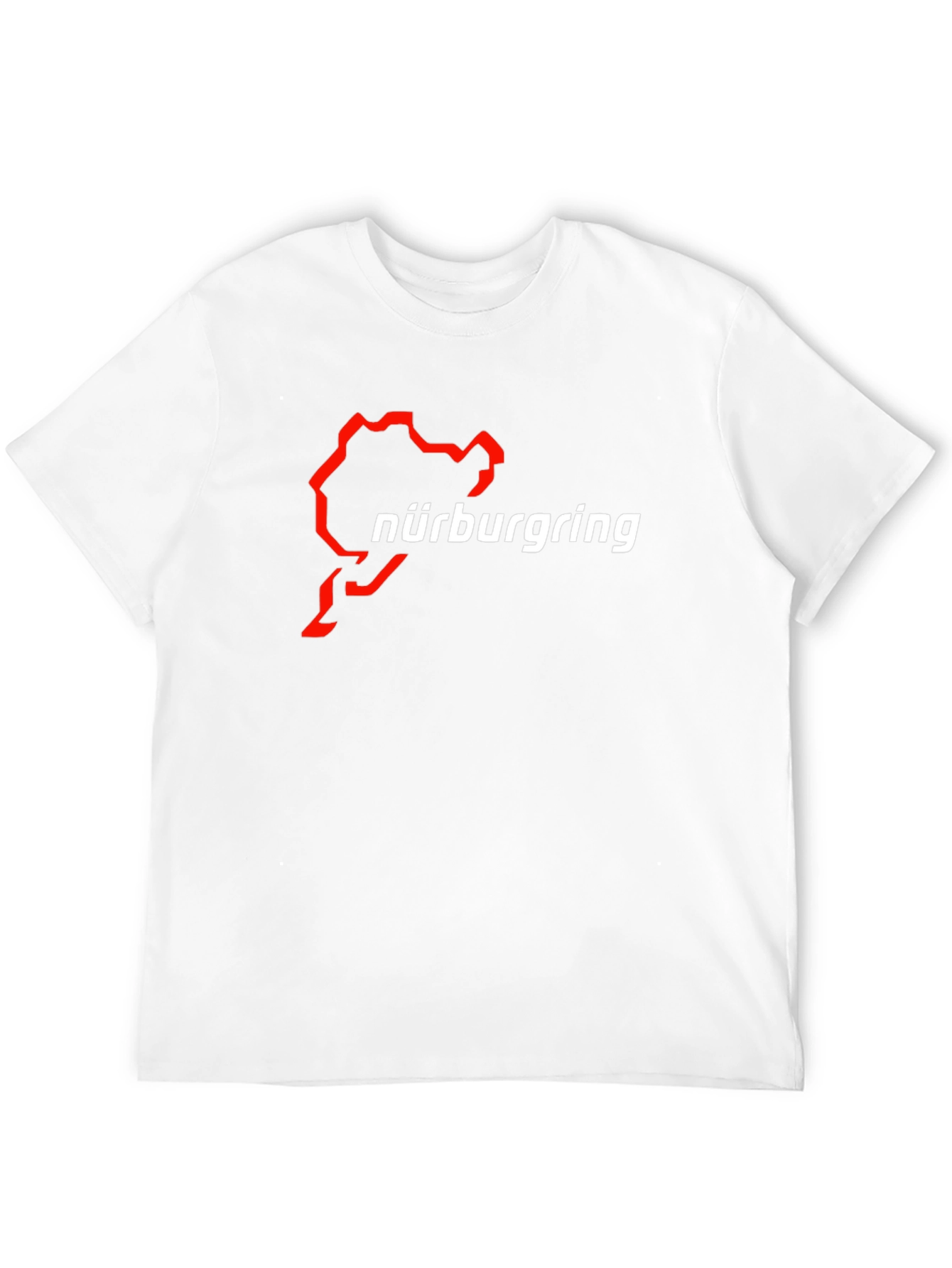 Nürburgring Race Track Black Graphic T-Shirt