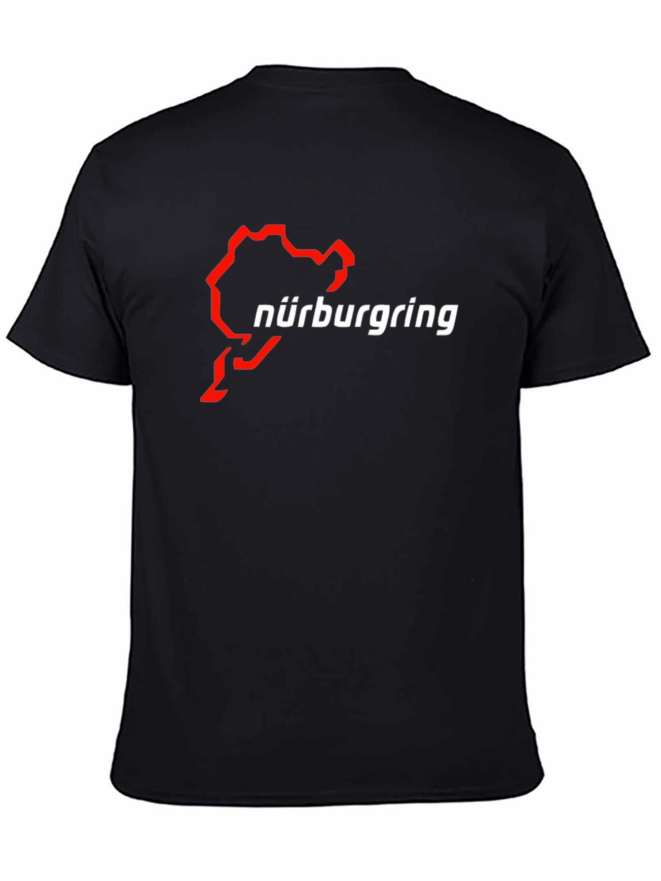 Nürburgring Race Track Black Graphic T-Shirt