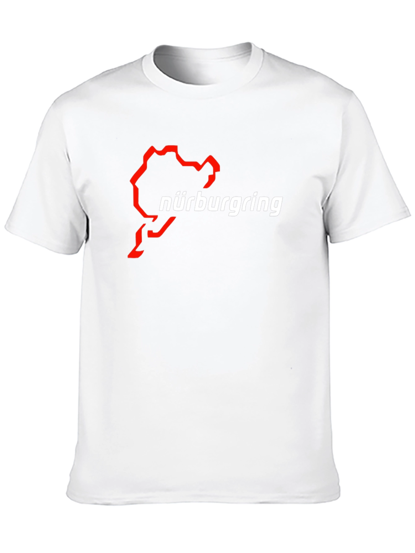 Nürburgring Race Track Black Graphic T-Shirt