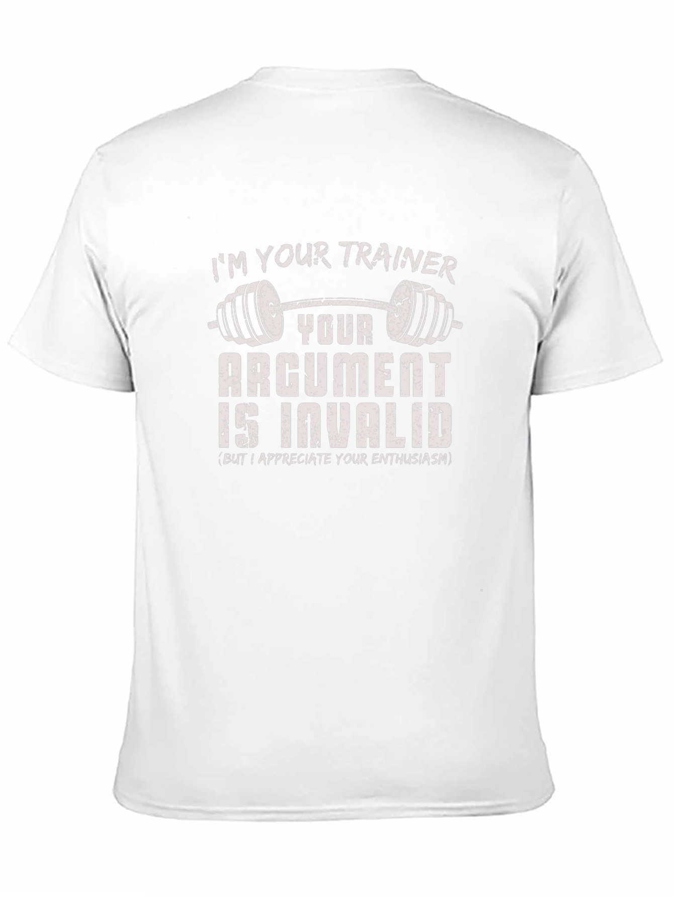 Trainer Argument Invalid Gym T-Shirt