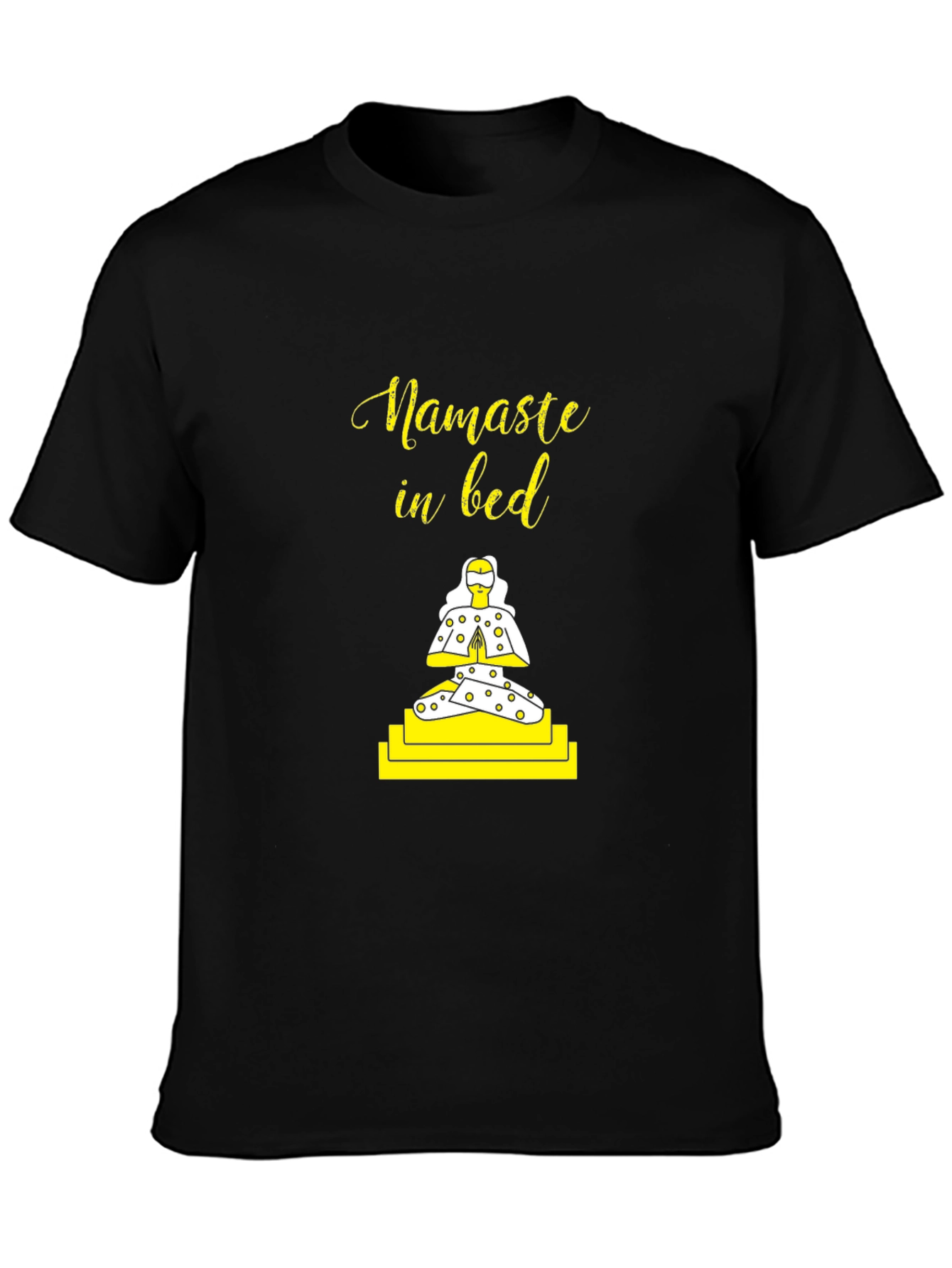 Namaste in Bed Graphic Tee - Yoga T-Shirt