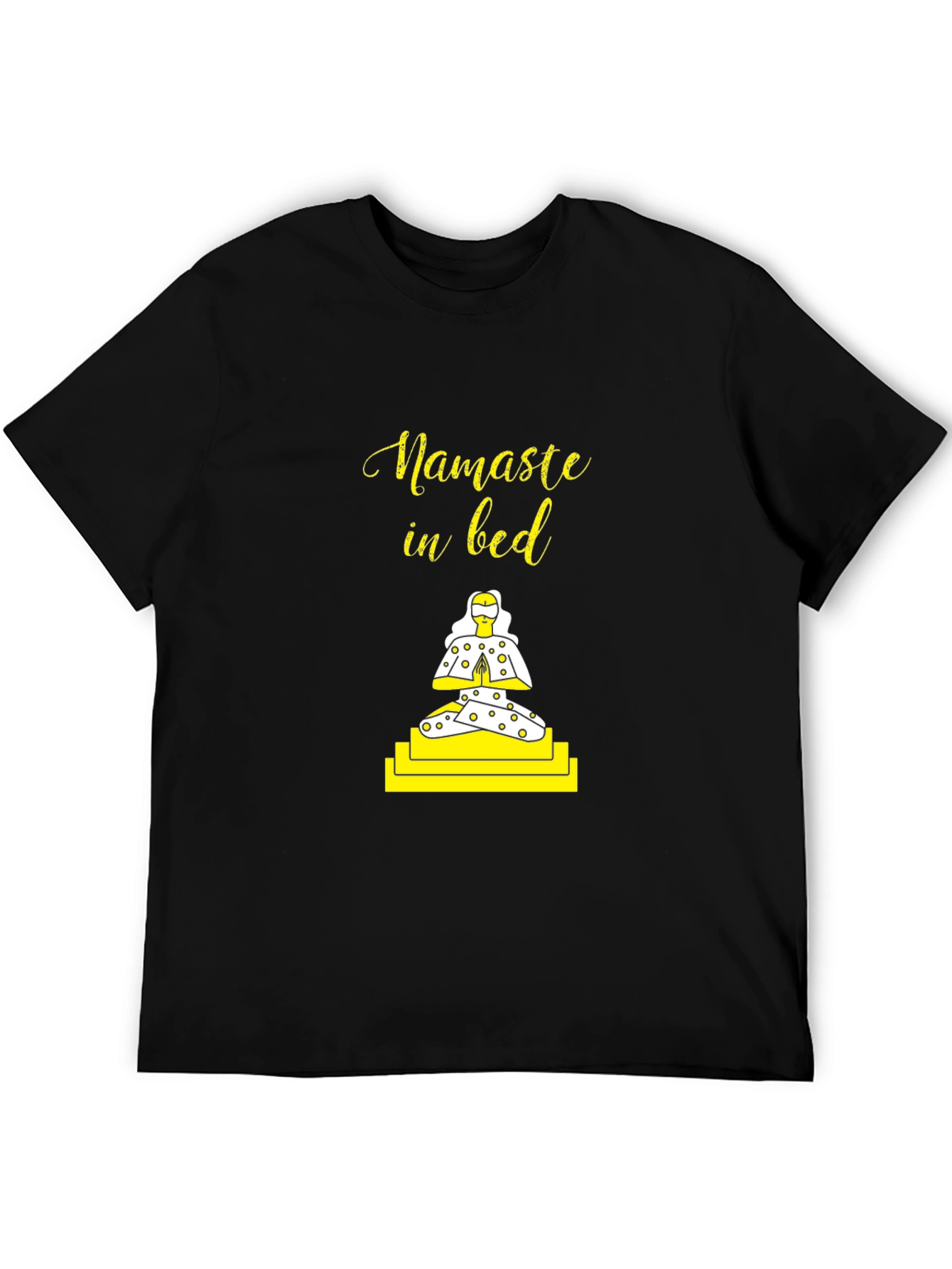 Namaste in Bed Graphic Tee - Yoga T-Shirt