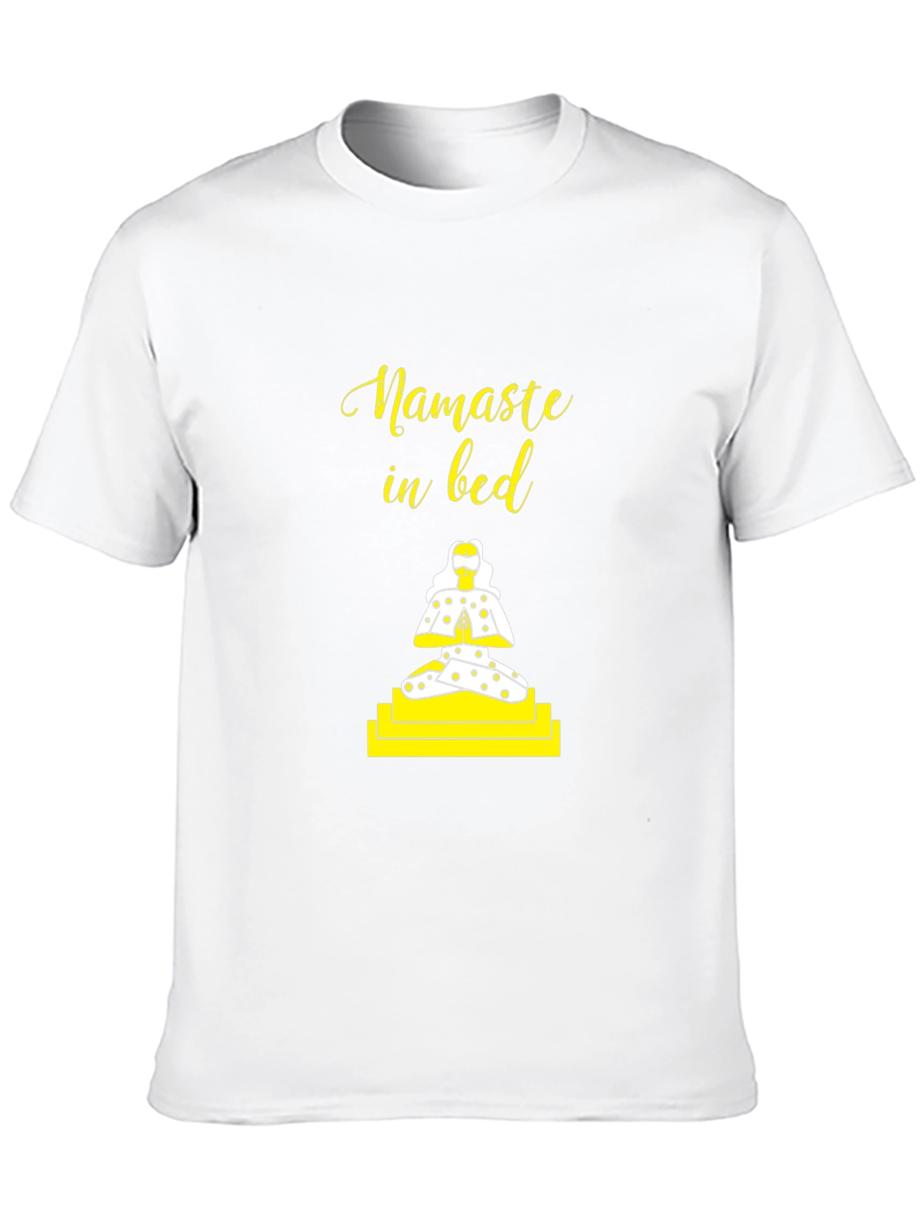 Namaste in Bed Graphic Tee - Yoga T-Shirt
