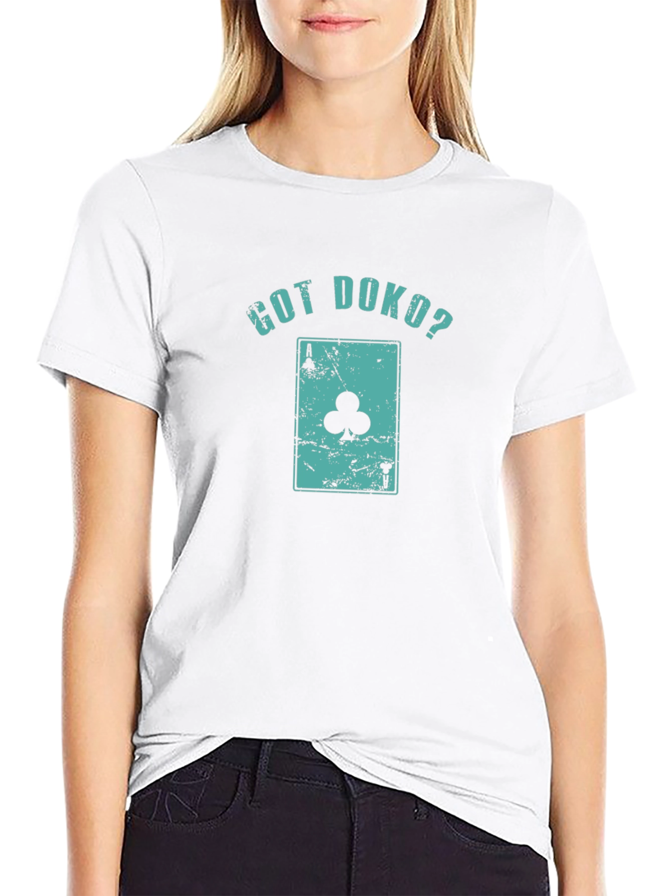 Got Doko? Playing Card Graphic Tee - Club Ace