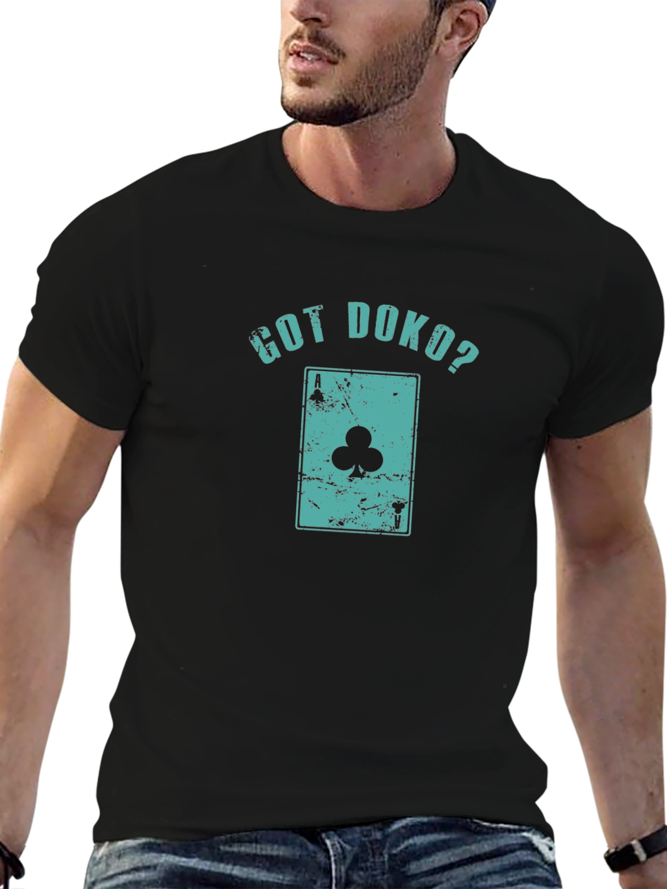 Got Doko? Playing Card Graphic Tee - Club Ace