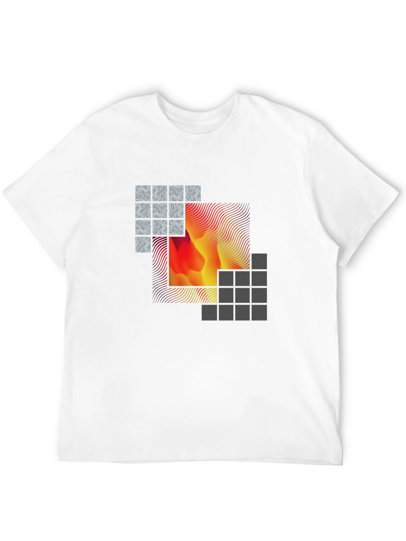 Abstract Art Black T-Shirt