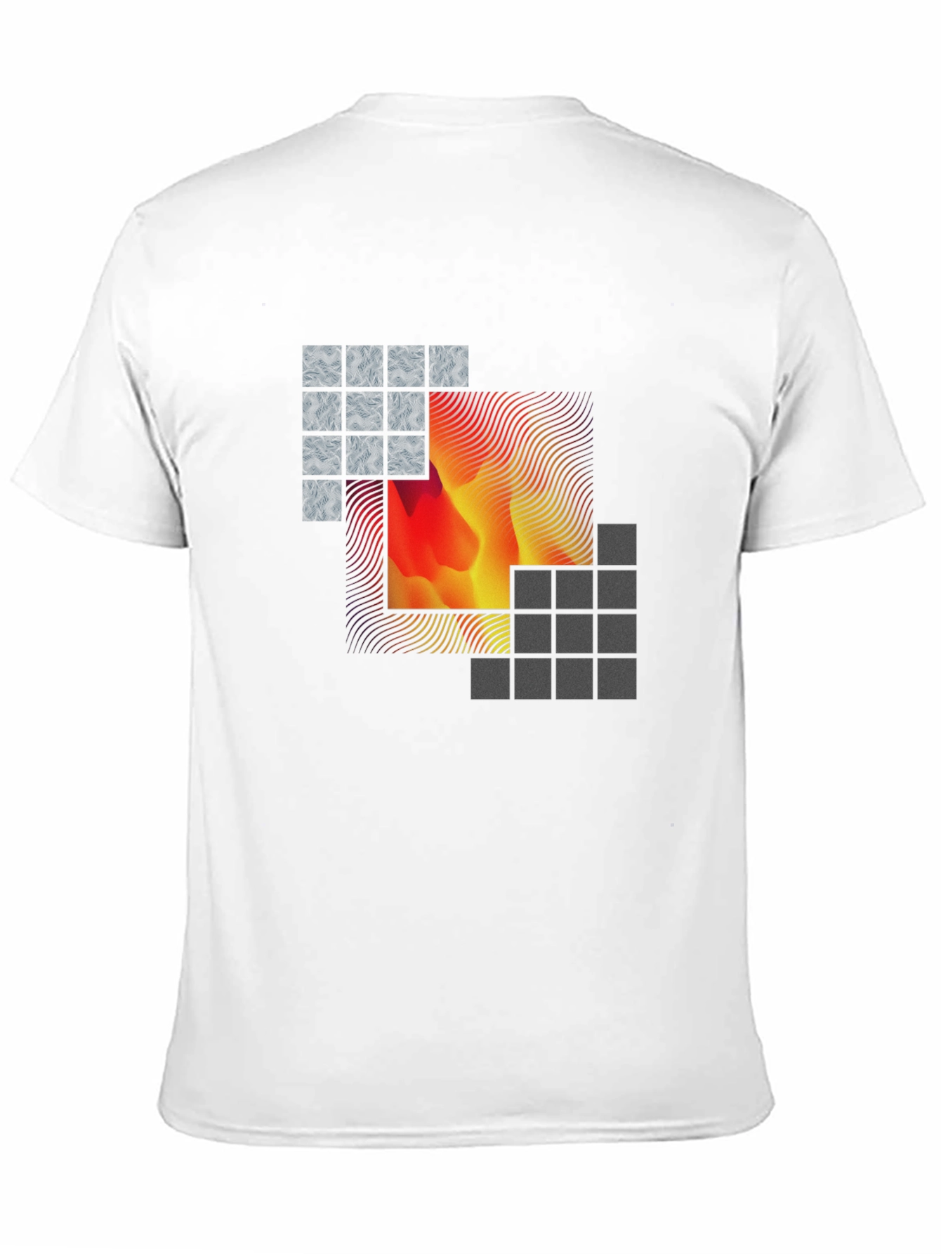 Abstract Art Black T-Shirt