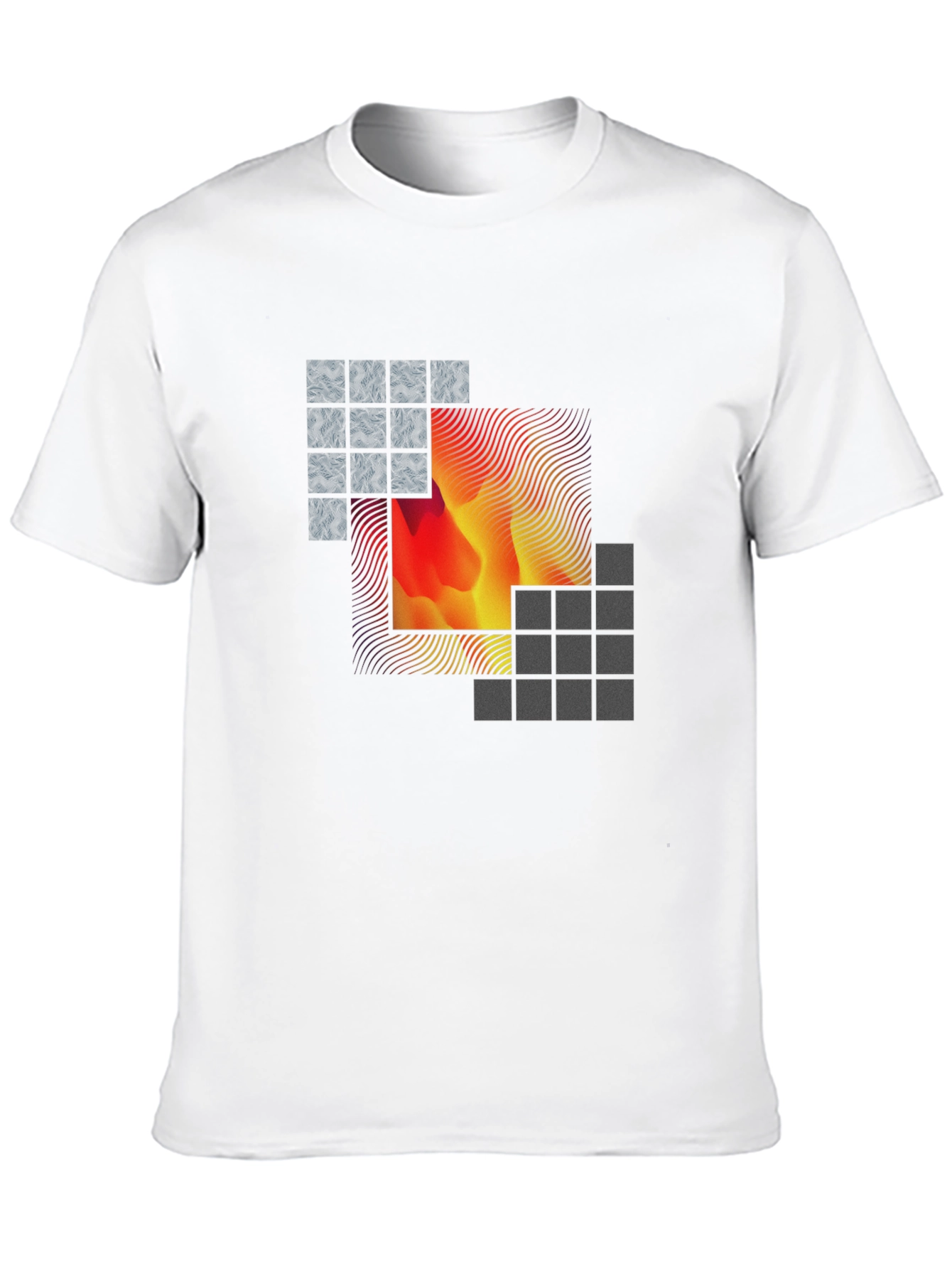 Abstract Art Black T-Shirt