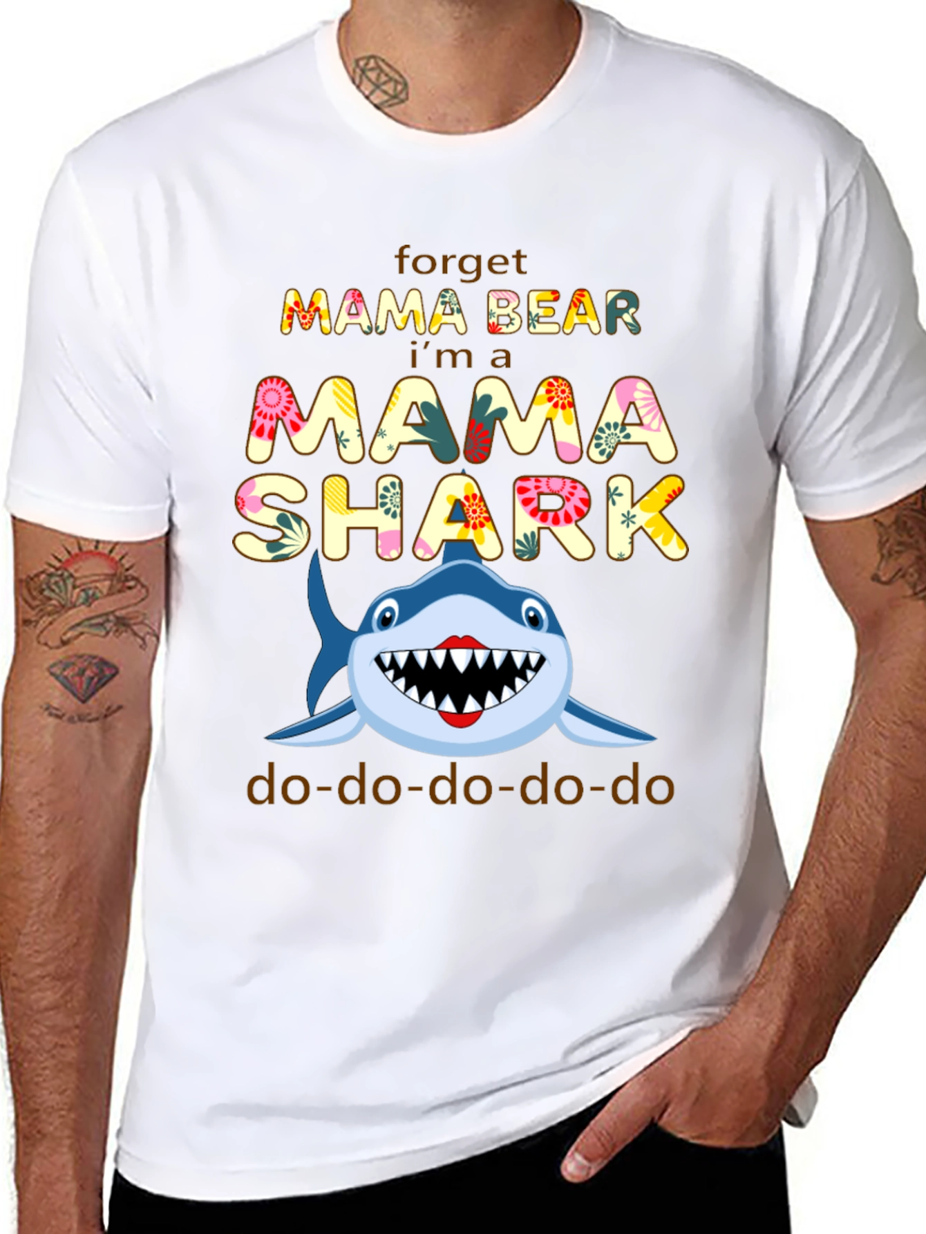 Mama Shark T-Shirt - Forget Mama Bear!