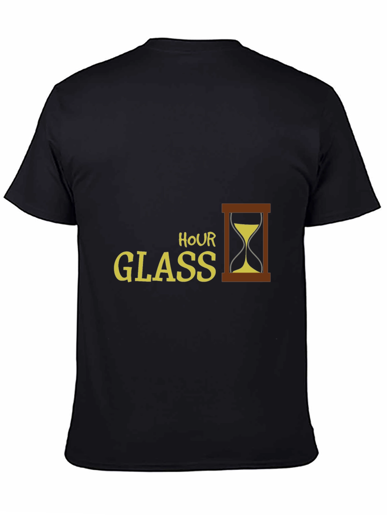 Hourglass Graphic Black T-Shirt