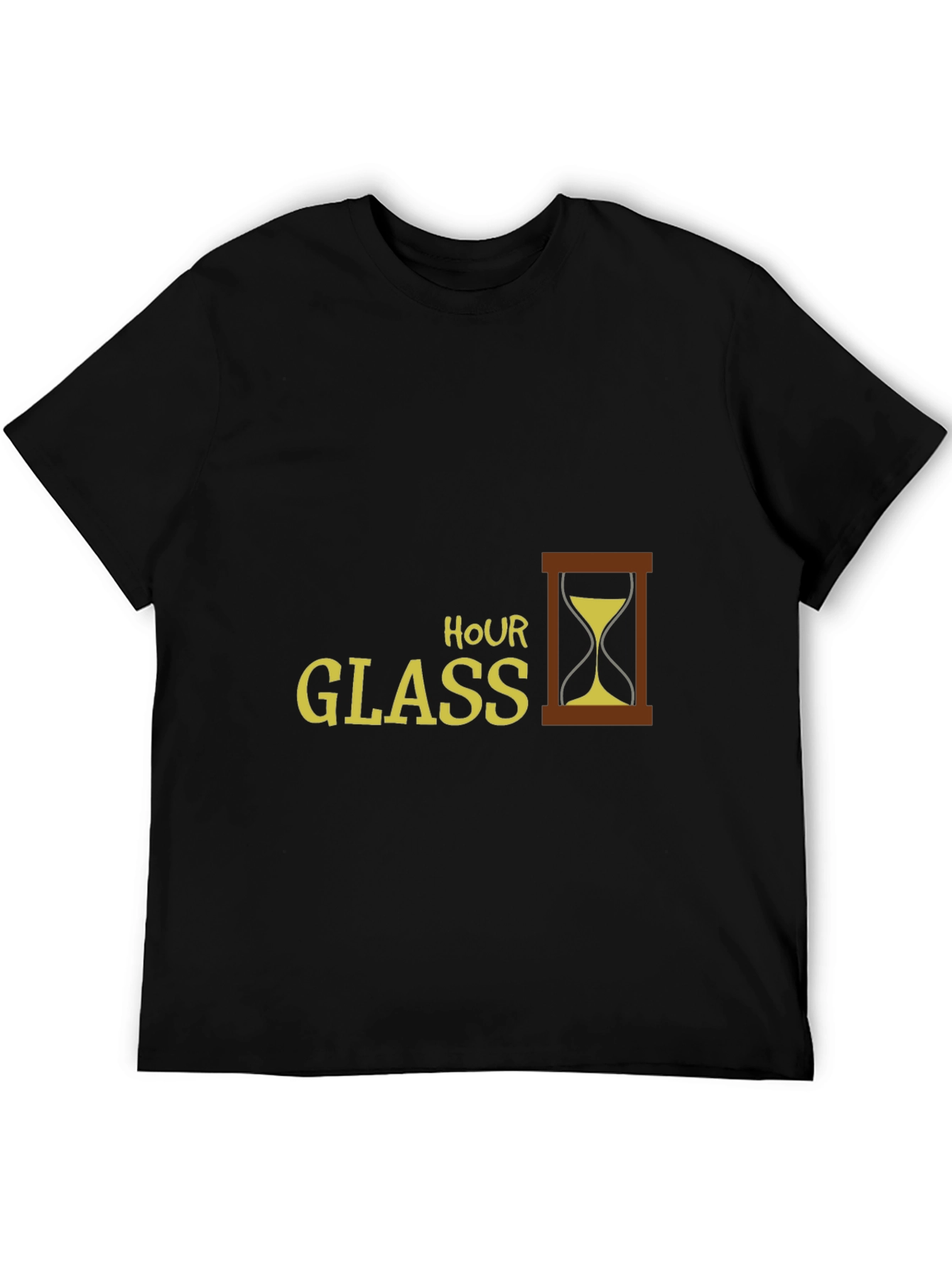 Hourglass Graphic Black T-Shirt