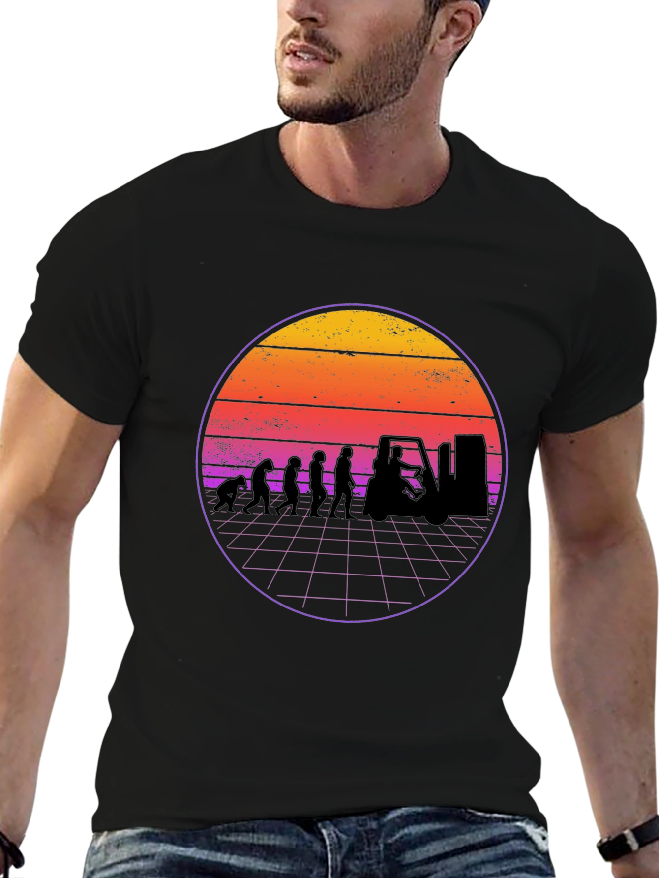 Evolution of Forklift Operator T-Shirt