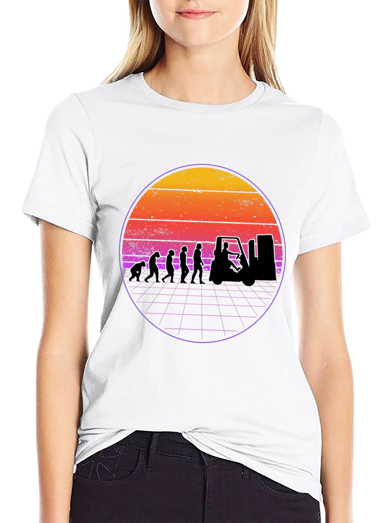 Evolution of Forklift Operator T-Shirt