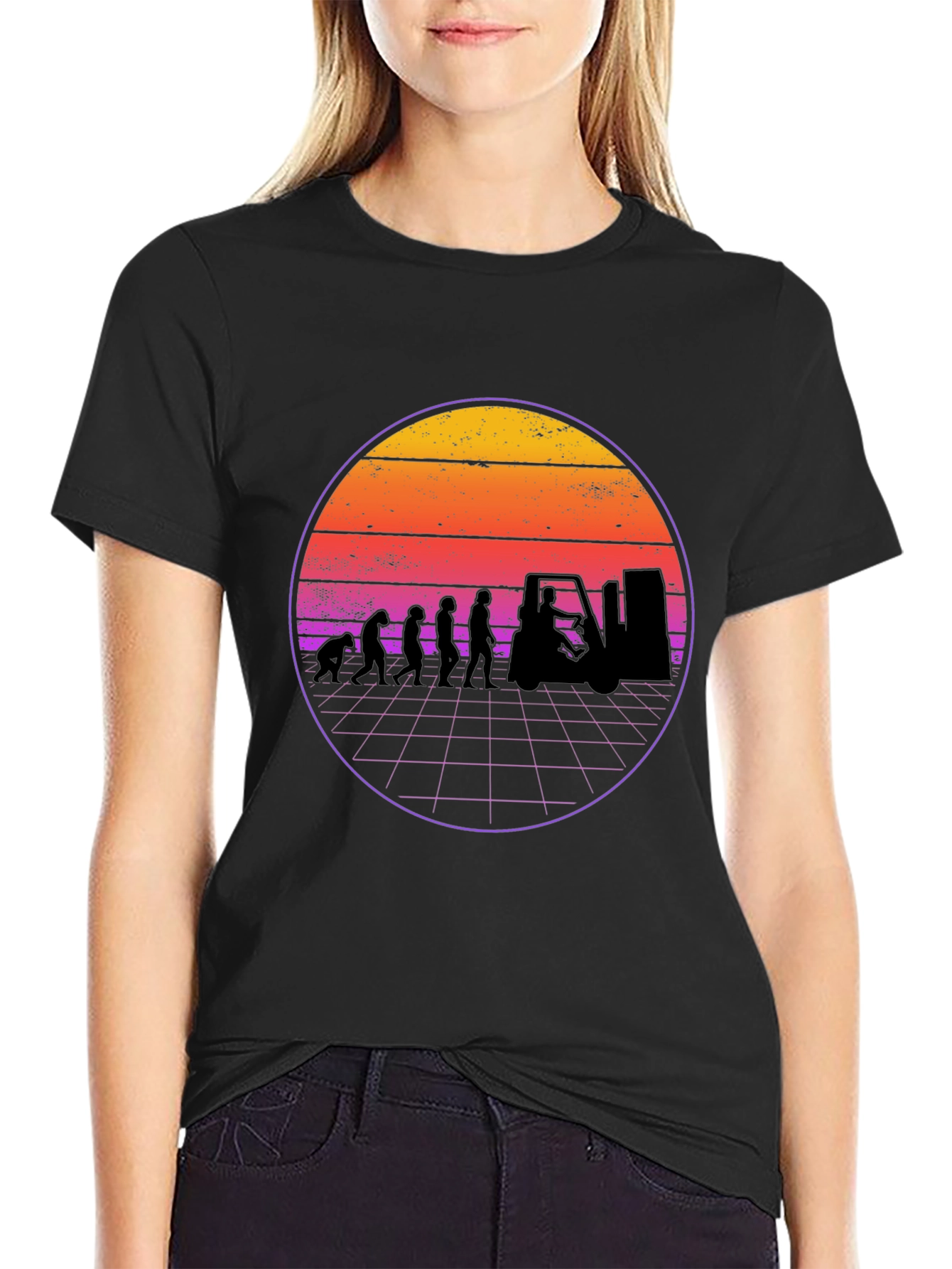 Evolution of Forklift Operator T-Shirt