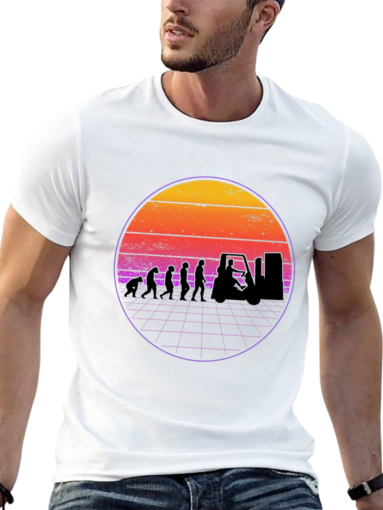 Evolution of Forklift Operator T-Shirt
