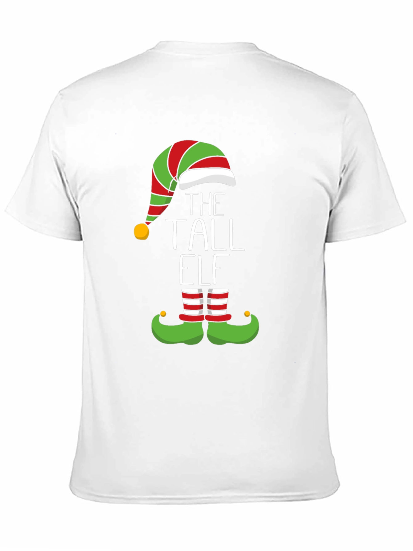 The Tall Elf Graphic Tee - Holiday Festive Fun