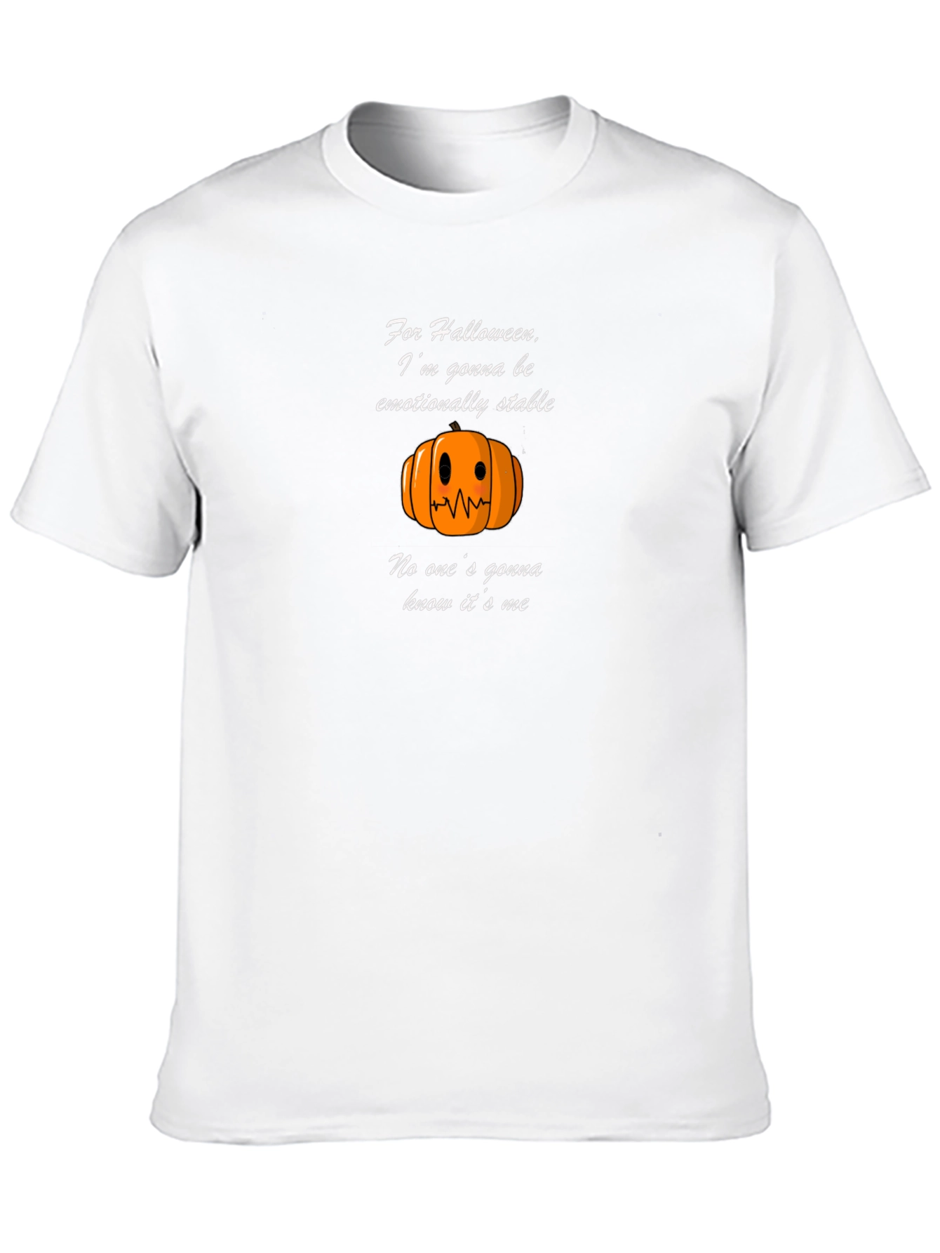 Halloween Emotionally Stable Pumpkin T-Shirt
