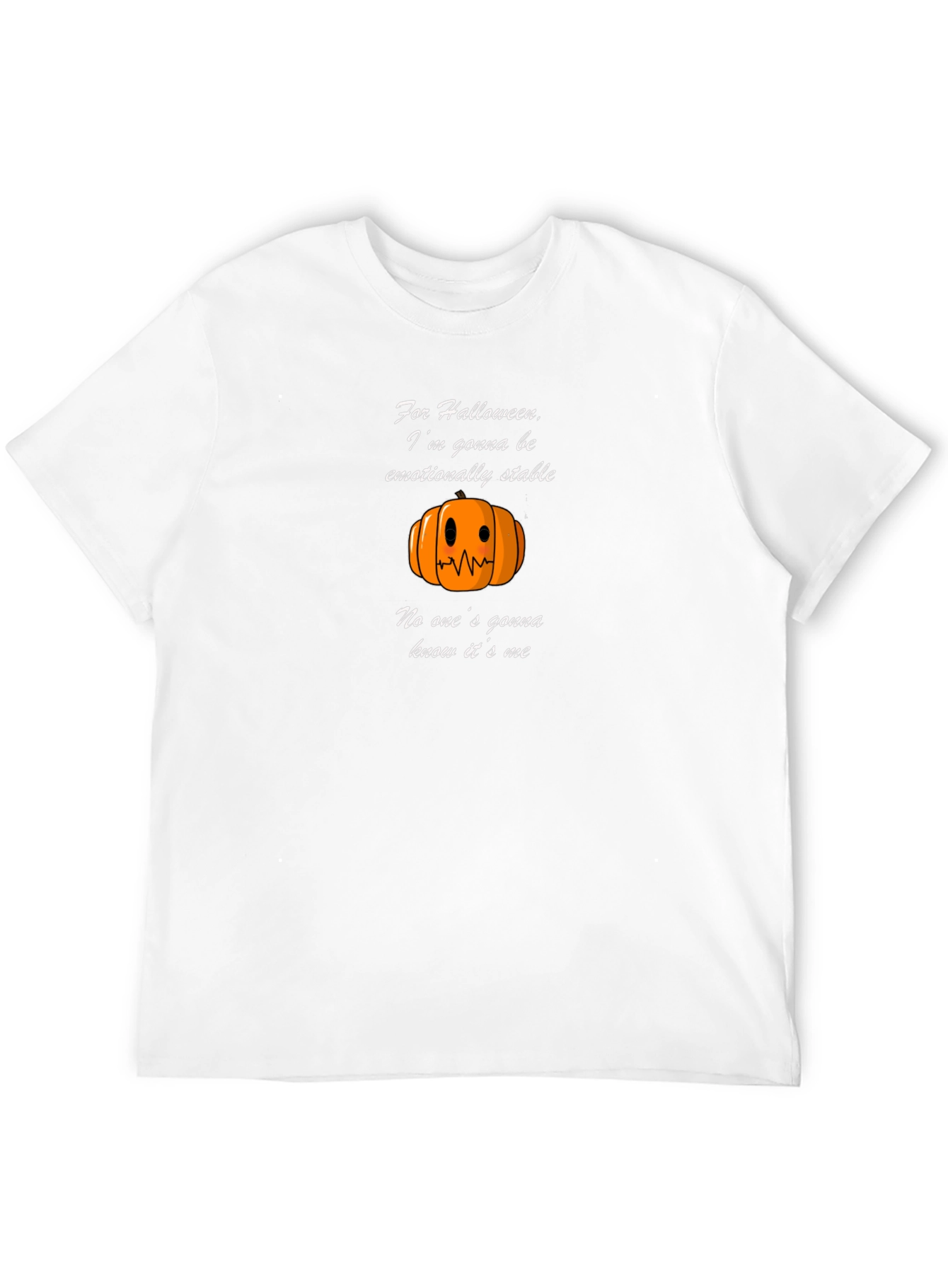 Halloween Emotionally Stable Pumpkin T-Shirt