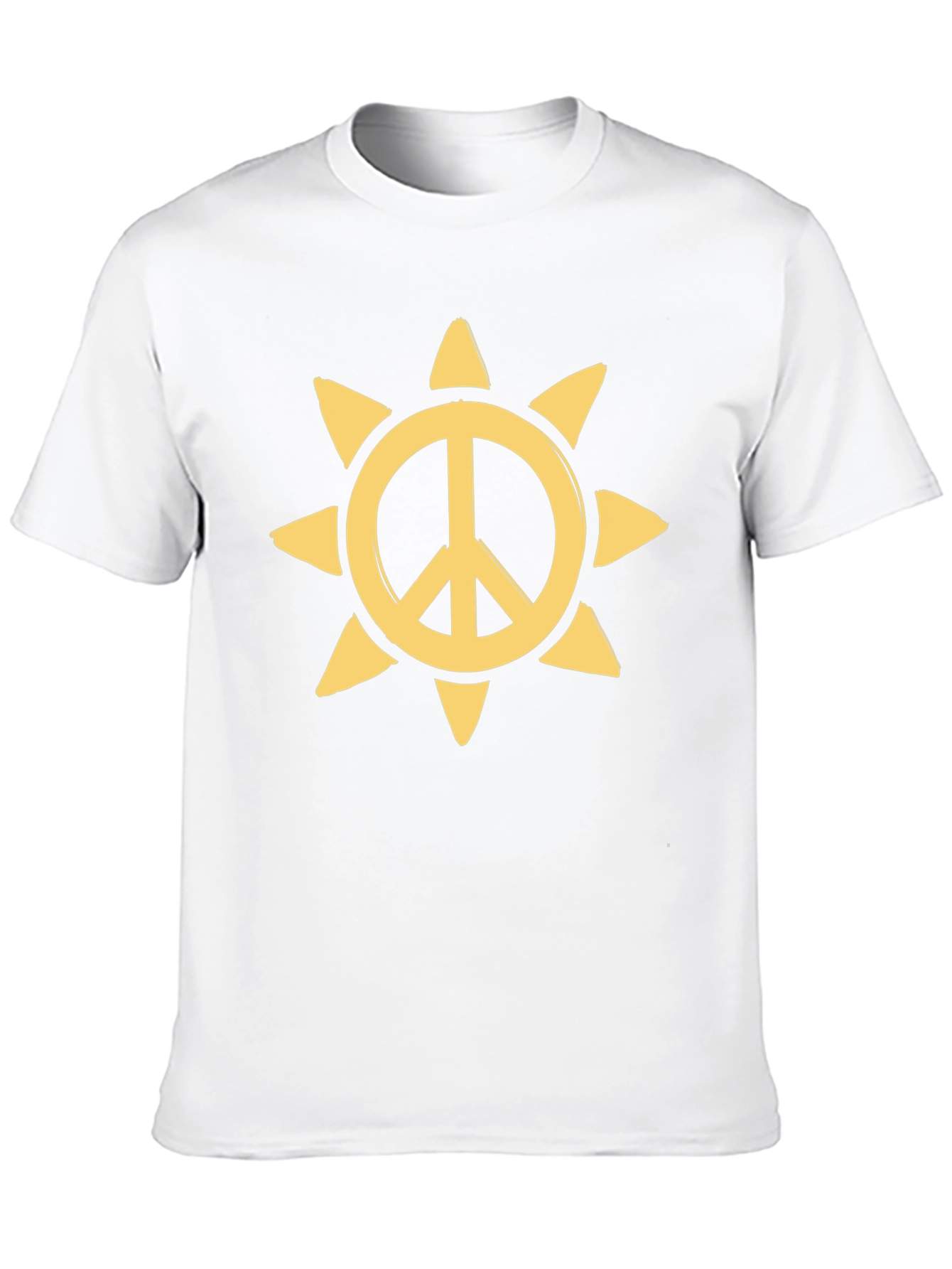 Peace Sun Graphic Tee - Black