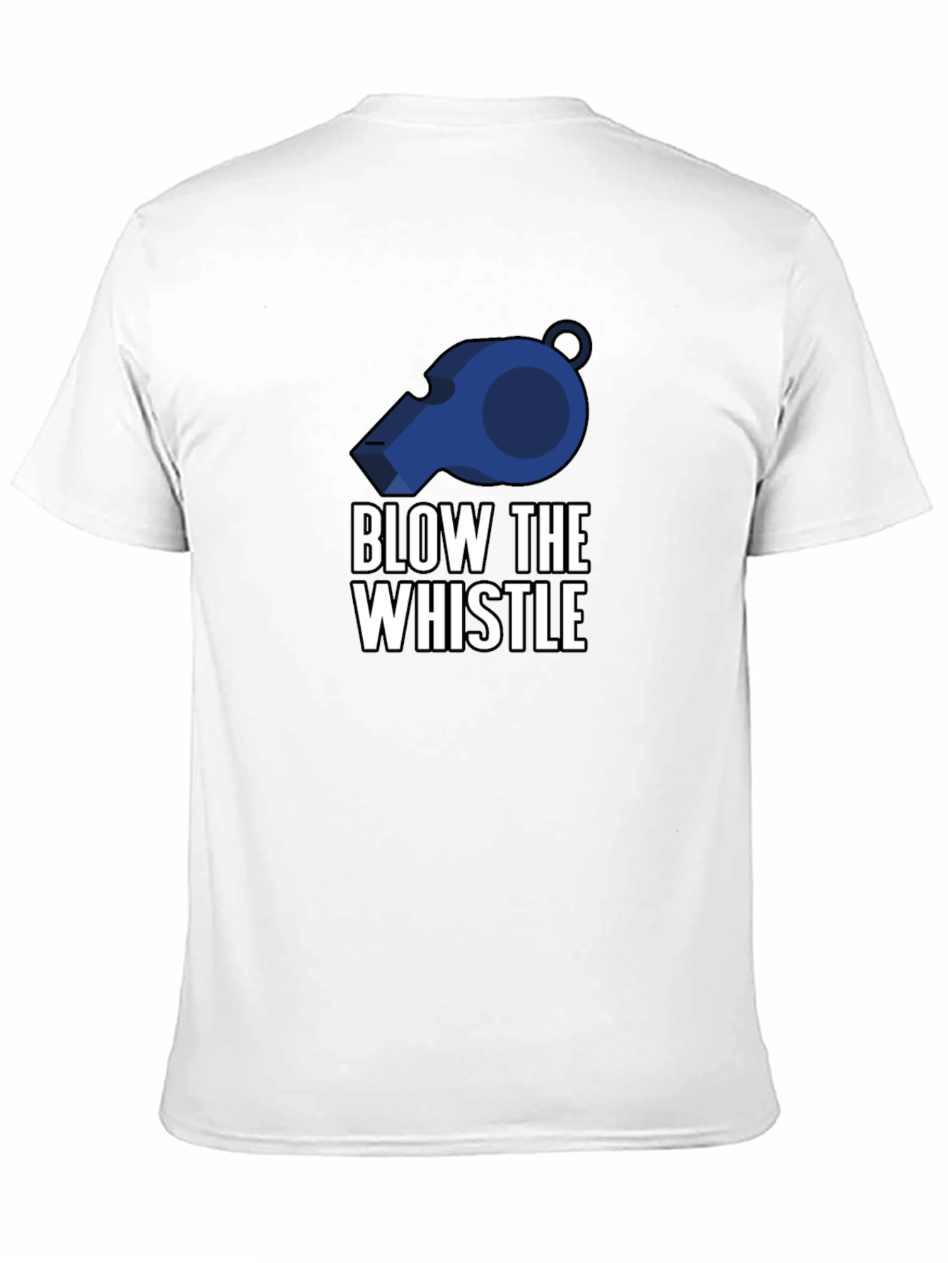 Blow the Whistle Graphic Tee - Black