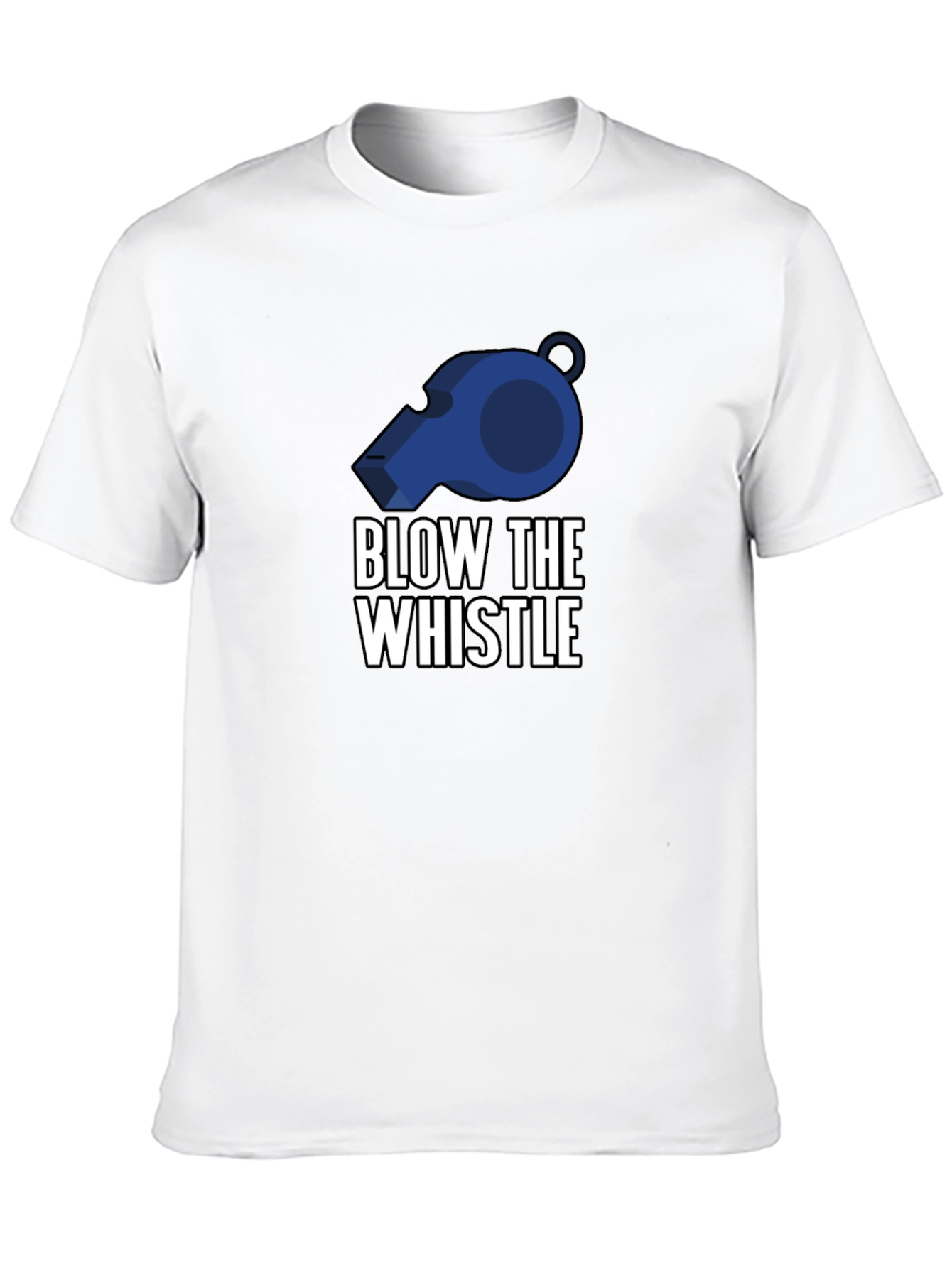 Blow the Whistle Graphic Tee - Black