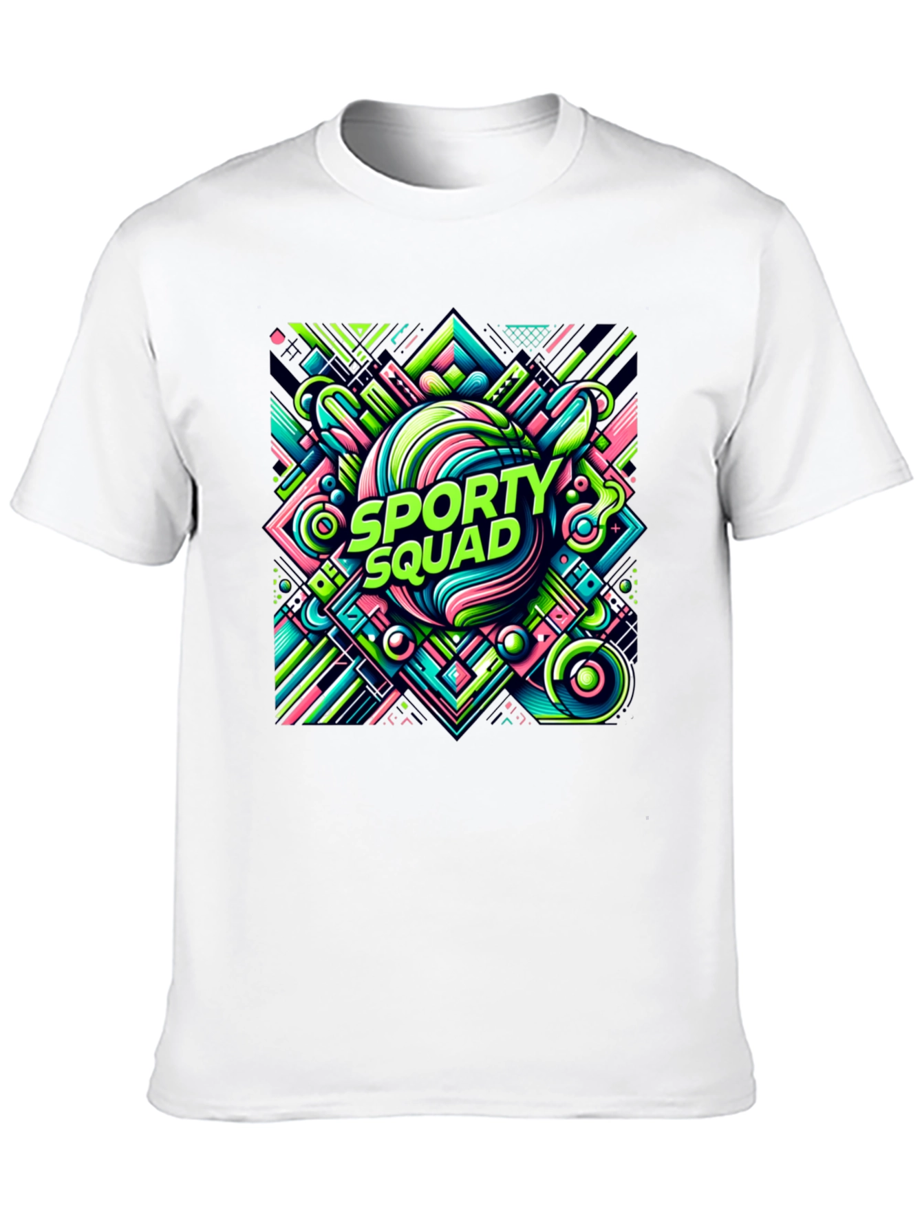 Sporty Squad Graphic Tee - Black
