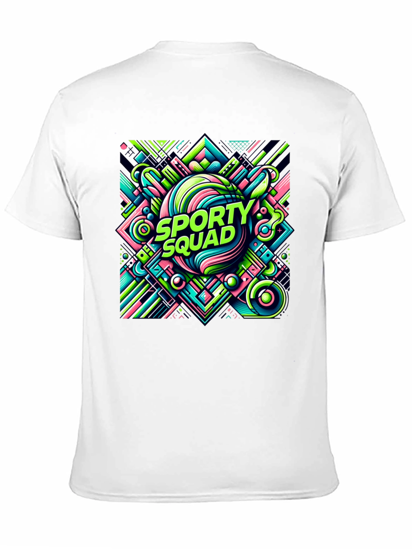 Sporty Squad Graphic Tee - Black