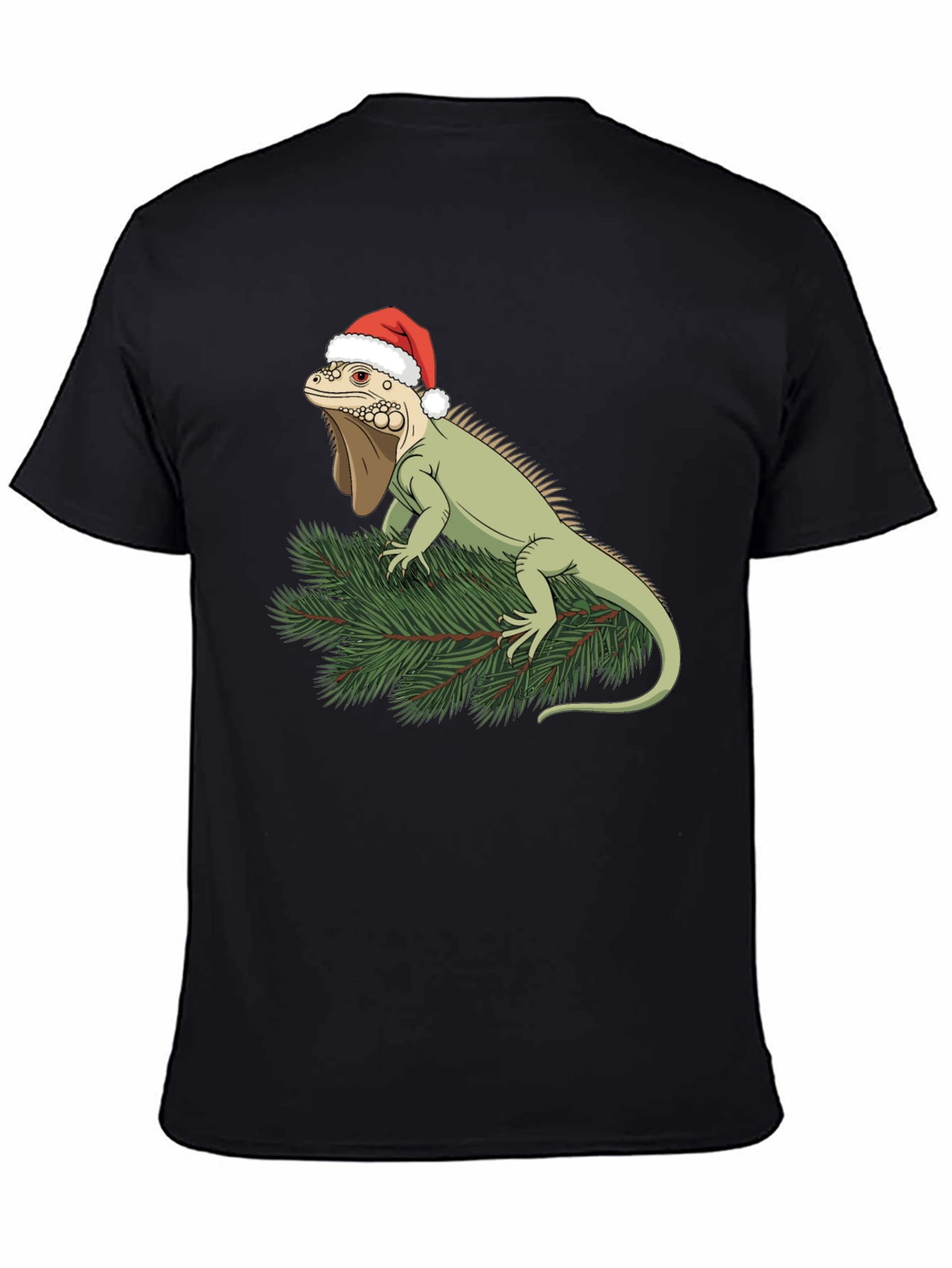 Festive Iguana Christmas T-Shirt