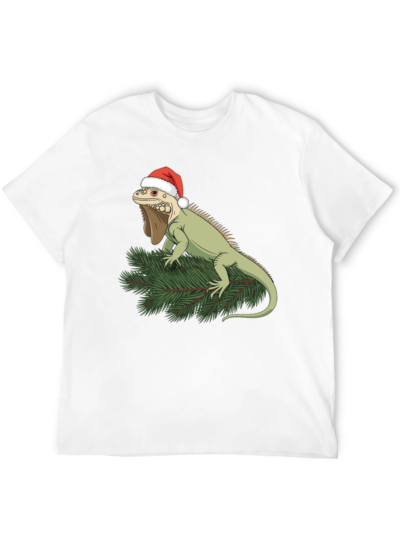 Festive Iguana Christmas T-Shirt
