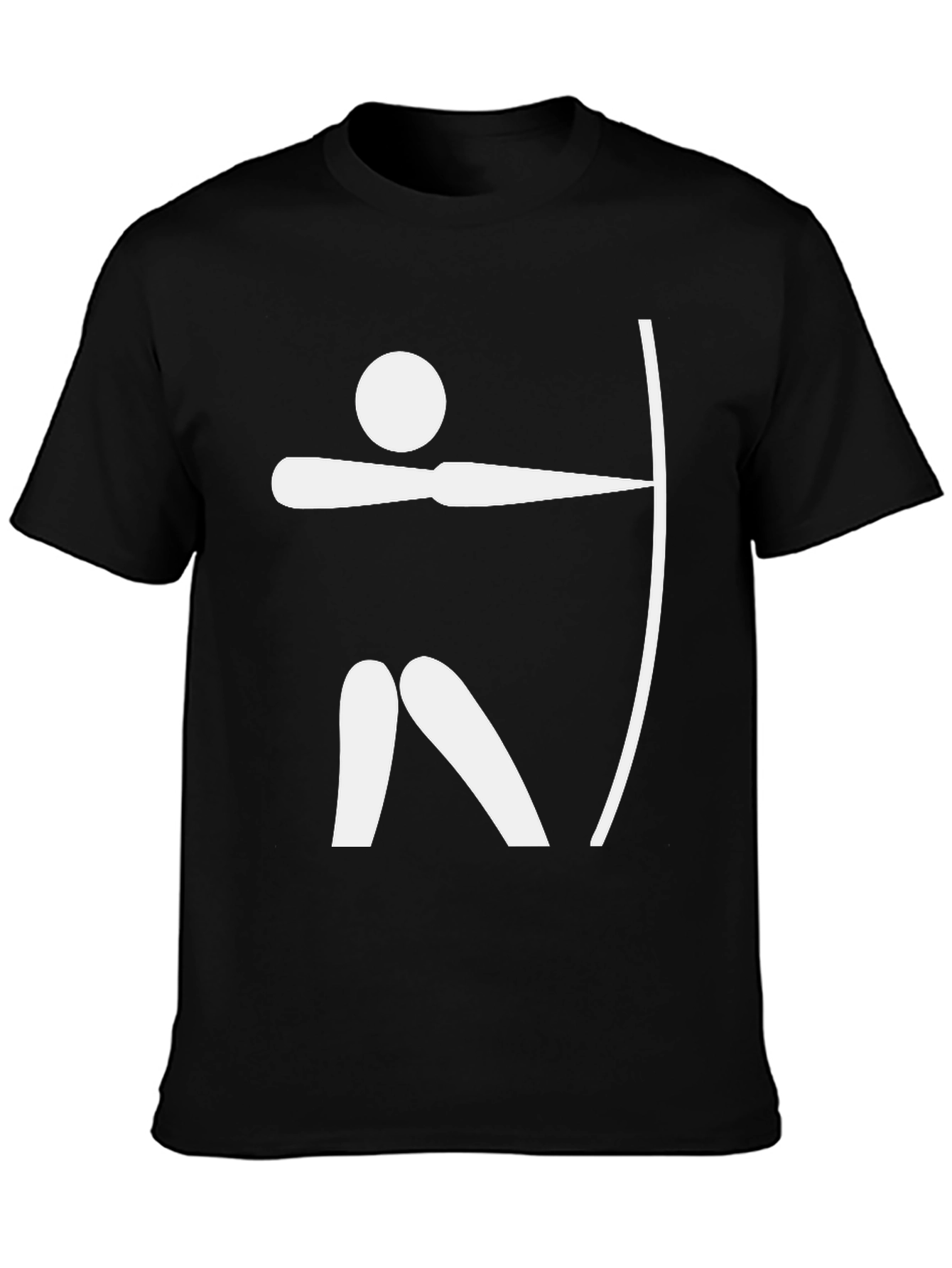 Archery Graphic T-Shirt - Black Casual Tee