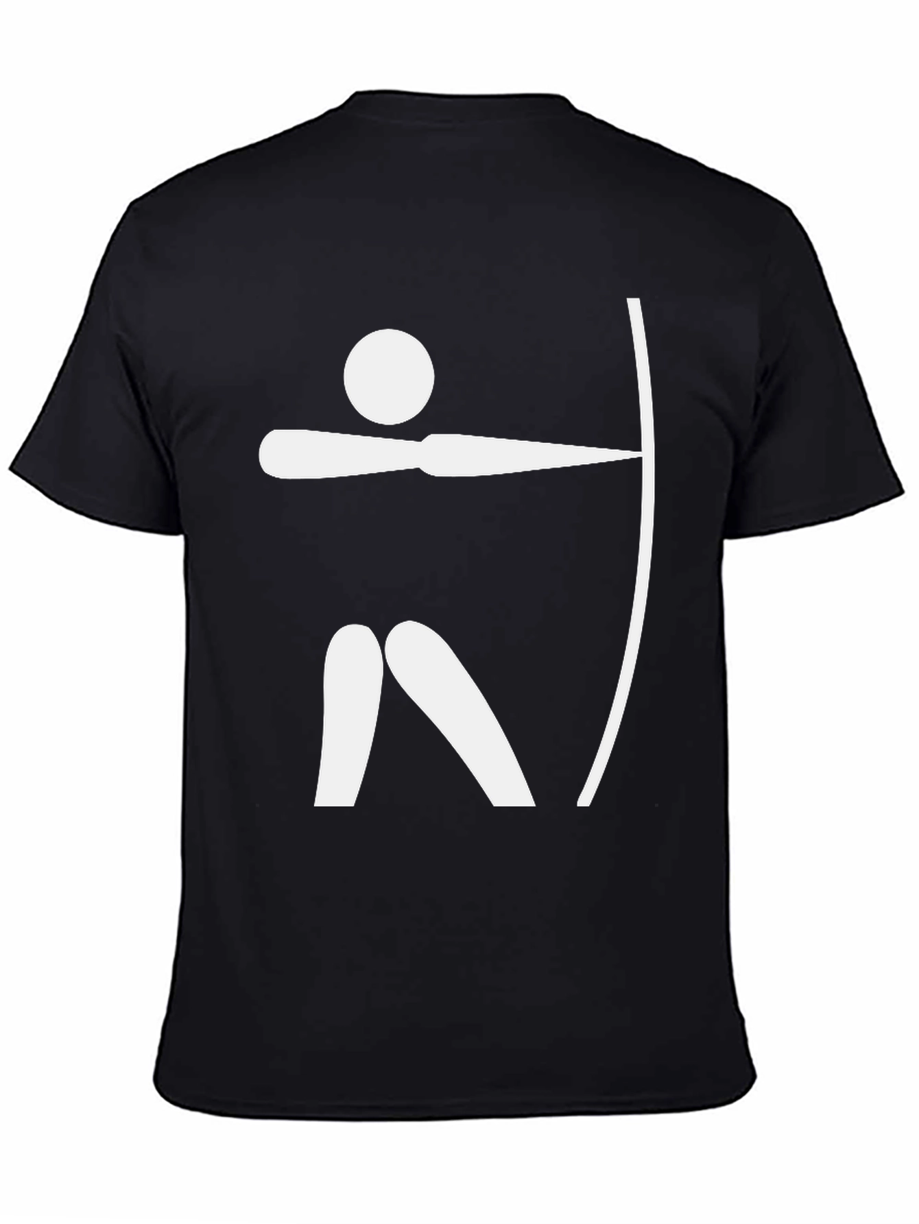 Archery Graphic T-Shirt - Black Casual Tee