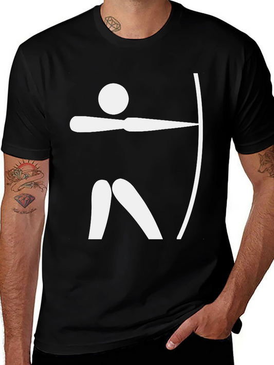 Archery Graphic T-Shirt - Black Casual Tee