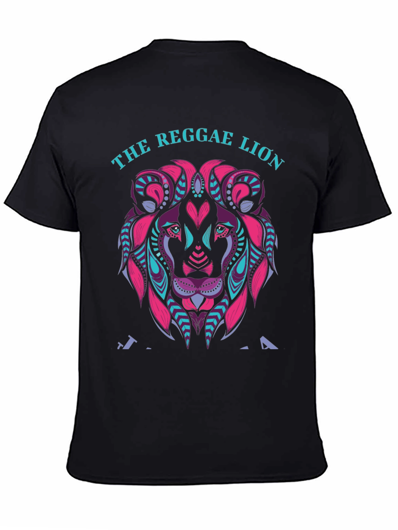 The Reggae Lion Graphic Tee - Black T-Shirt