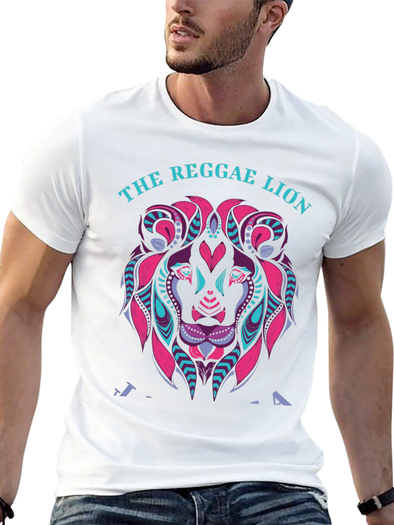 The Reggae Lion Graphic Tee - Black T-Shirt