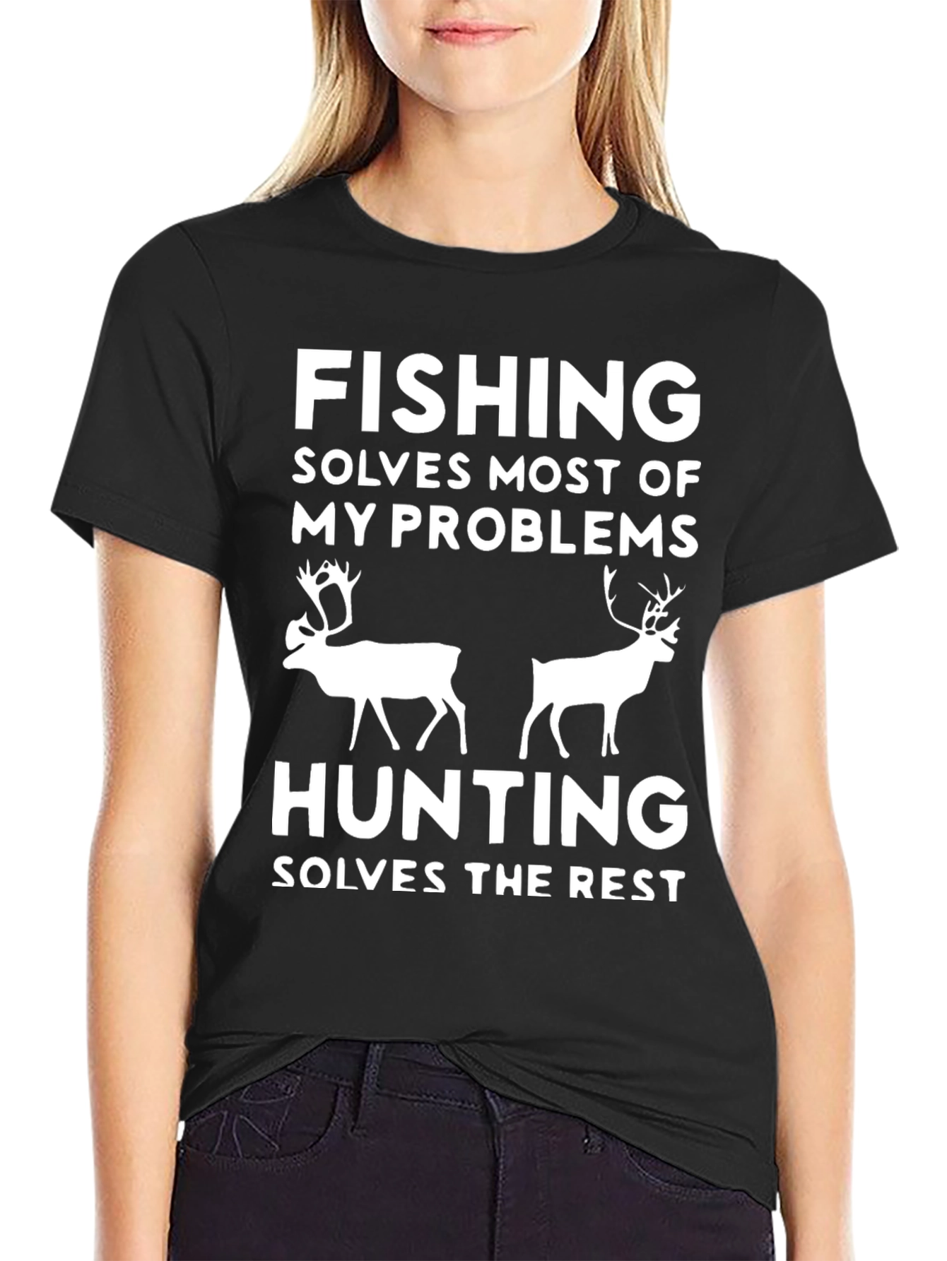 Fishing Hunting Graphic Tee